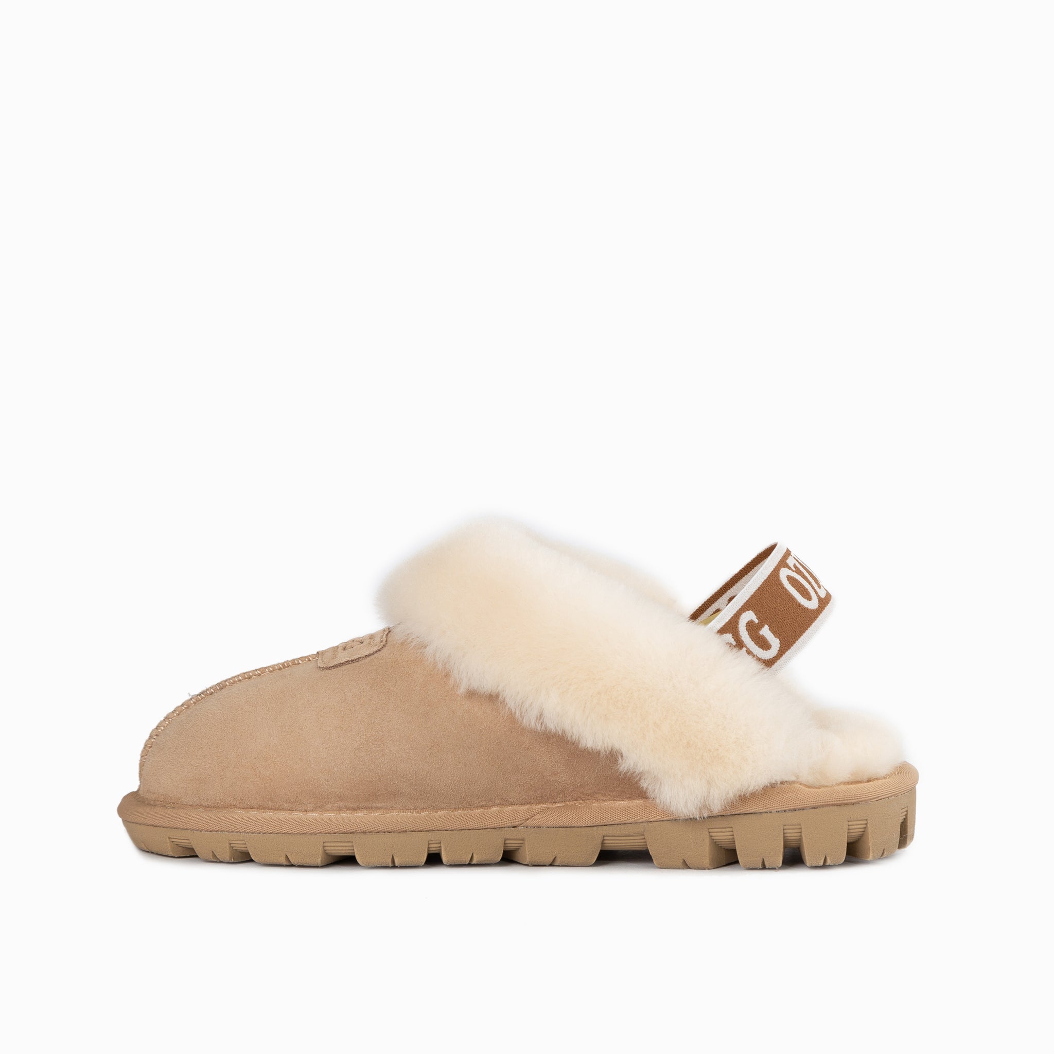 Ugg Coquette Slipper (Elastic Backstrap) (Water Resistant) - Sand