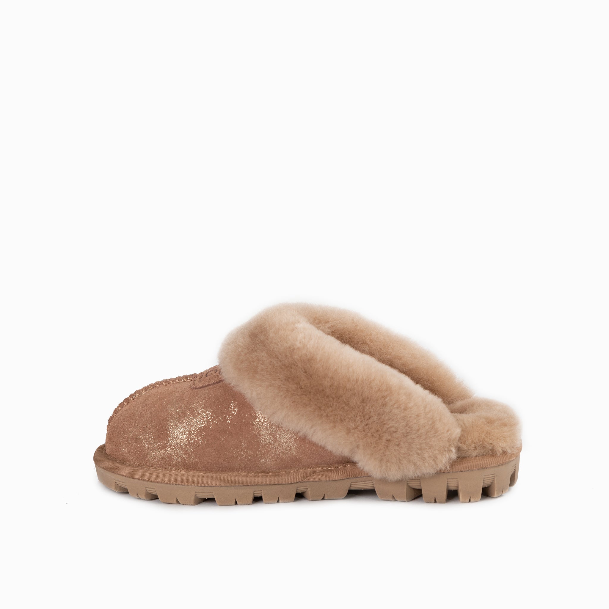 Ugg Coquette Slipper (Foil Print)(Water Resistant) - Chestnut