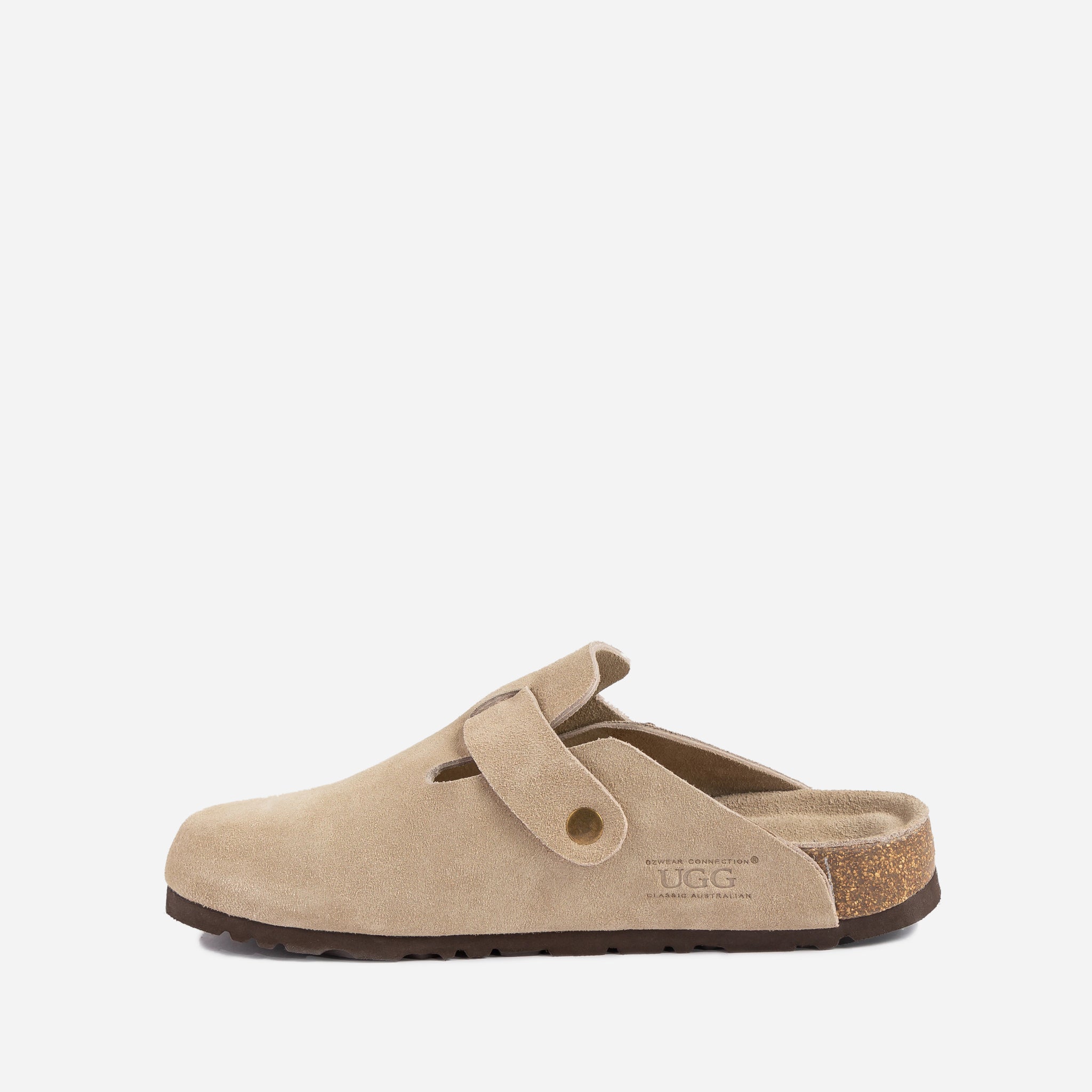Ugg Aussie Soft Footbed  Unisex Slipper - Taupe