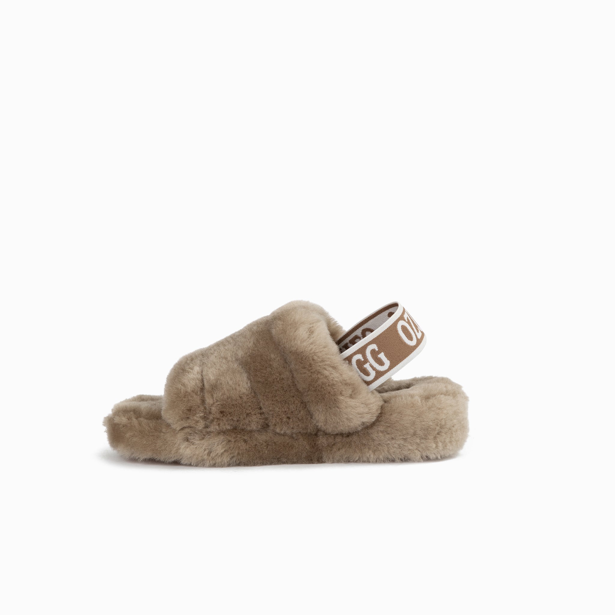 Ugg Kids Brooklyn Fluff Slide - Hickory