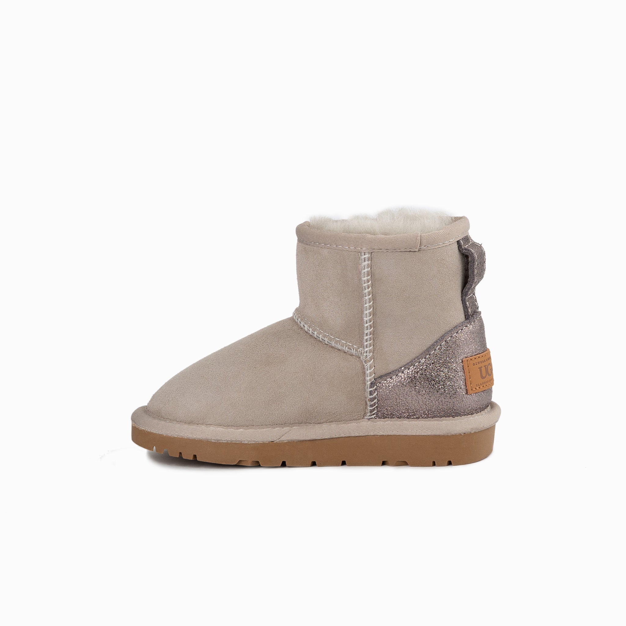 Ugg Kids Classic Mini (Glitz) Boots (Water Resistant) - Goat