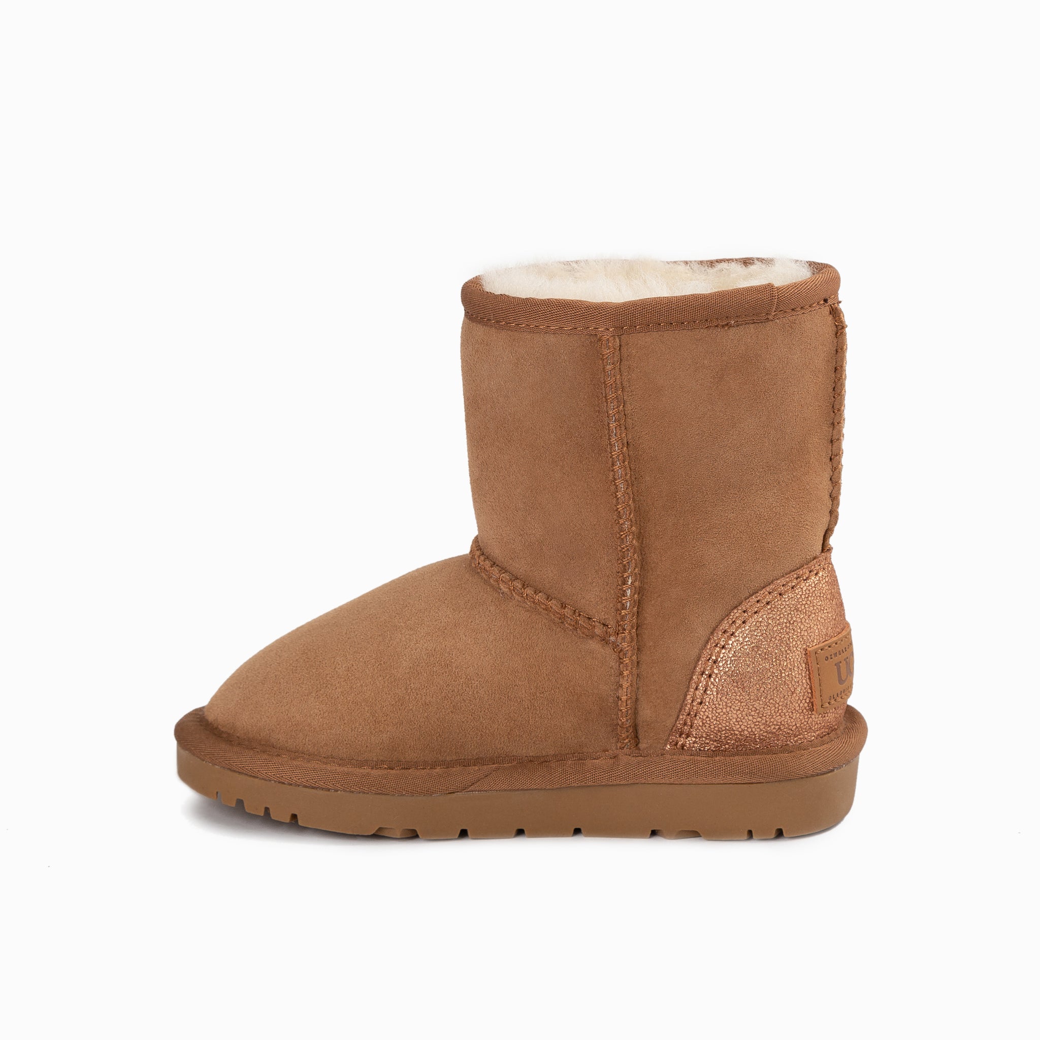 Ugg Kids Classic Long (Glitz) Boots (Water Resistant) - Chestnut