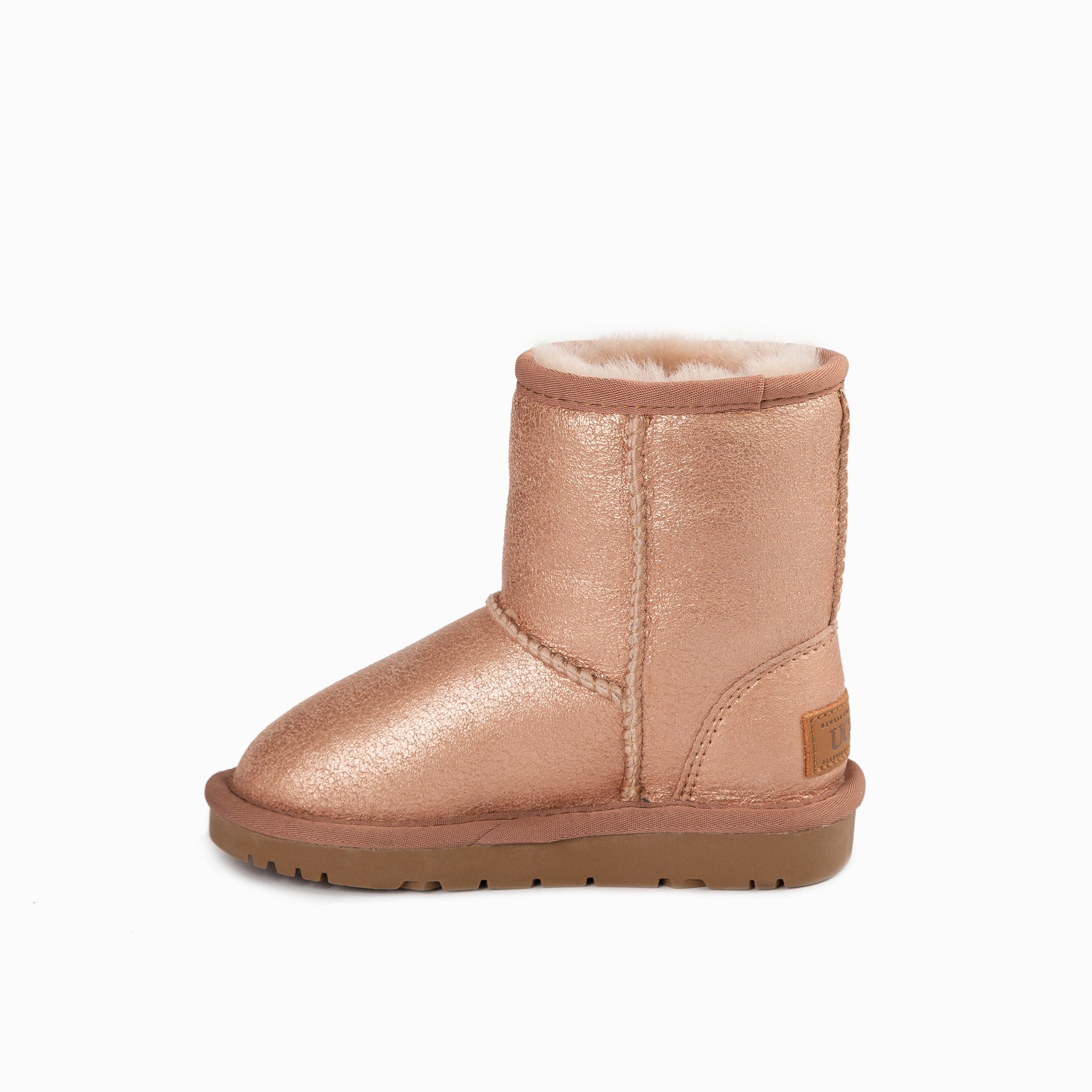 Ugg Kids Classic (Metallic) Boots  (Water Resistant) - Metallicbronze