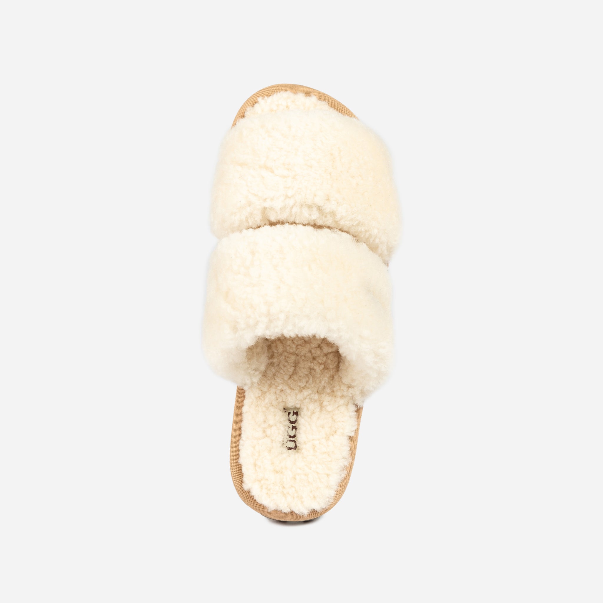 Ugg Evelyn Curly Slide - Natural