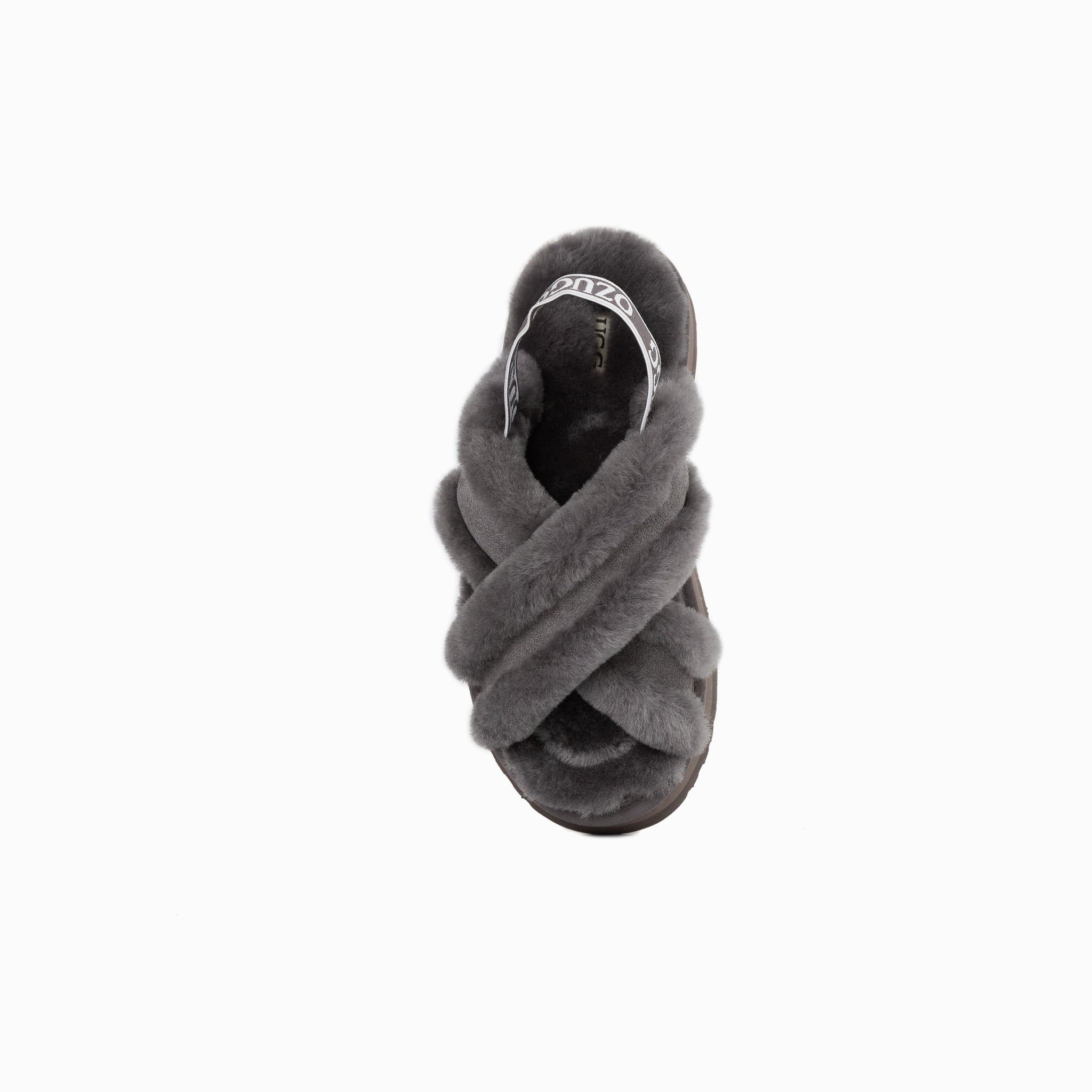 Ugg Adele Platform Slipper(Elastic Backstrap) (Water Resistant) - Grey