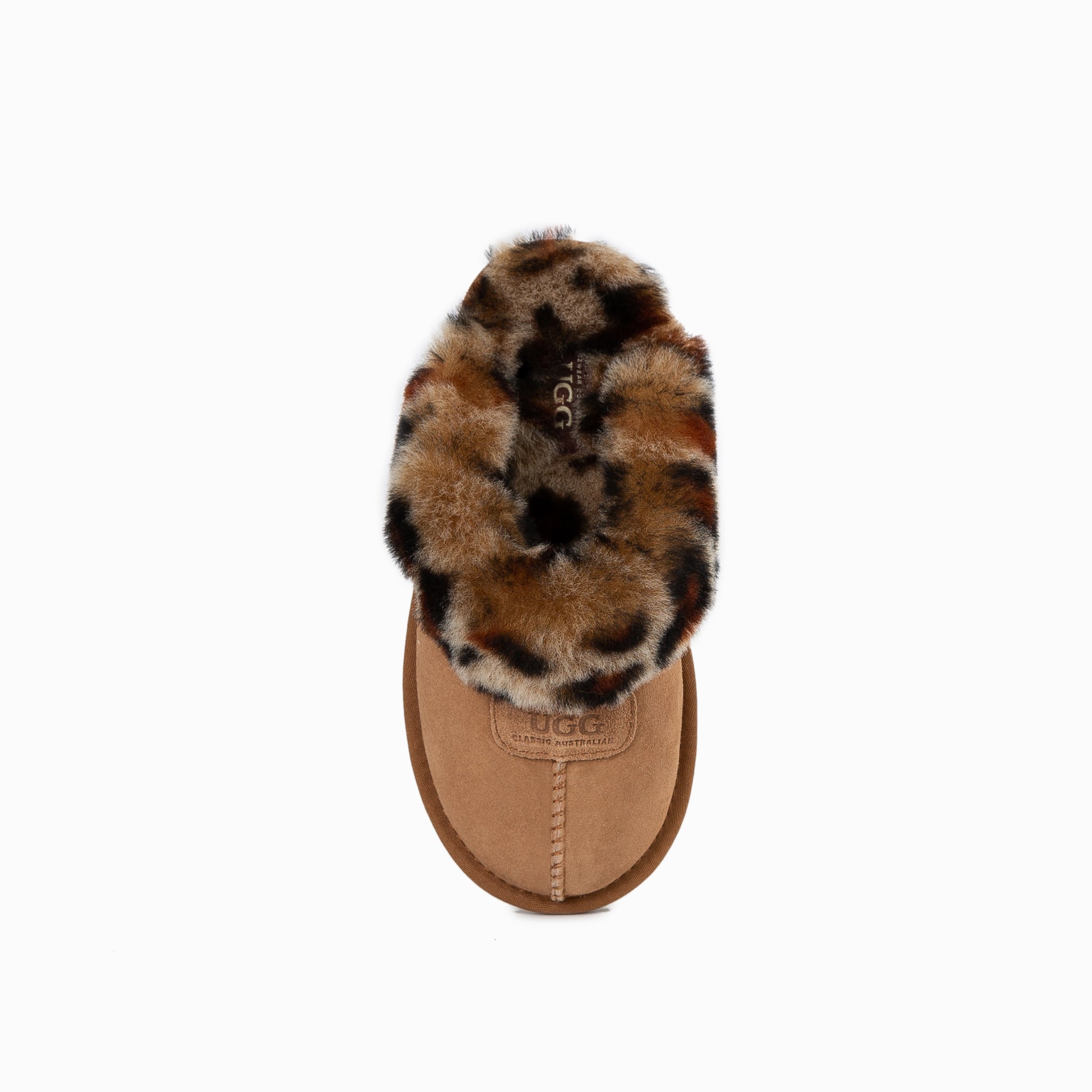 Ugg Kids Coquette Slipper (Leopard Print)(Water Resistant) - Chestnut