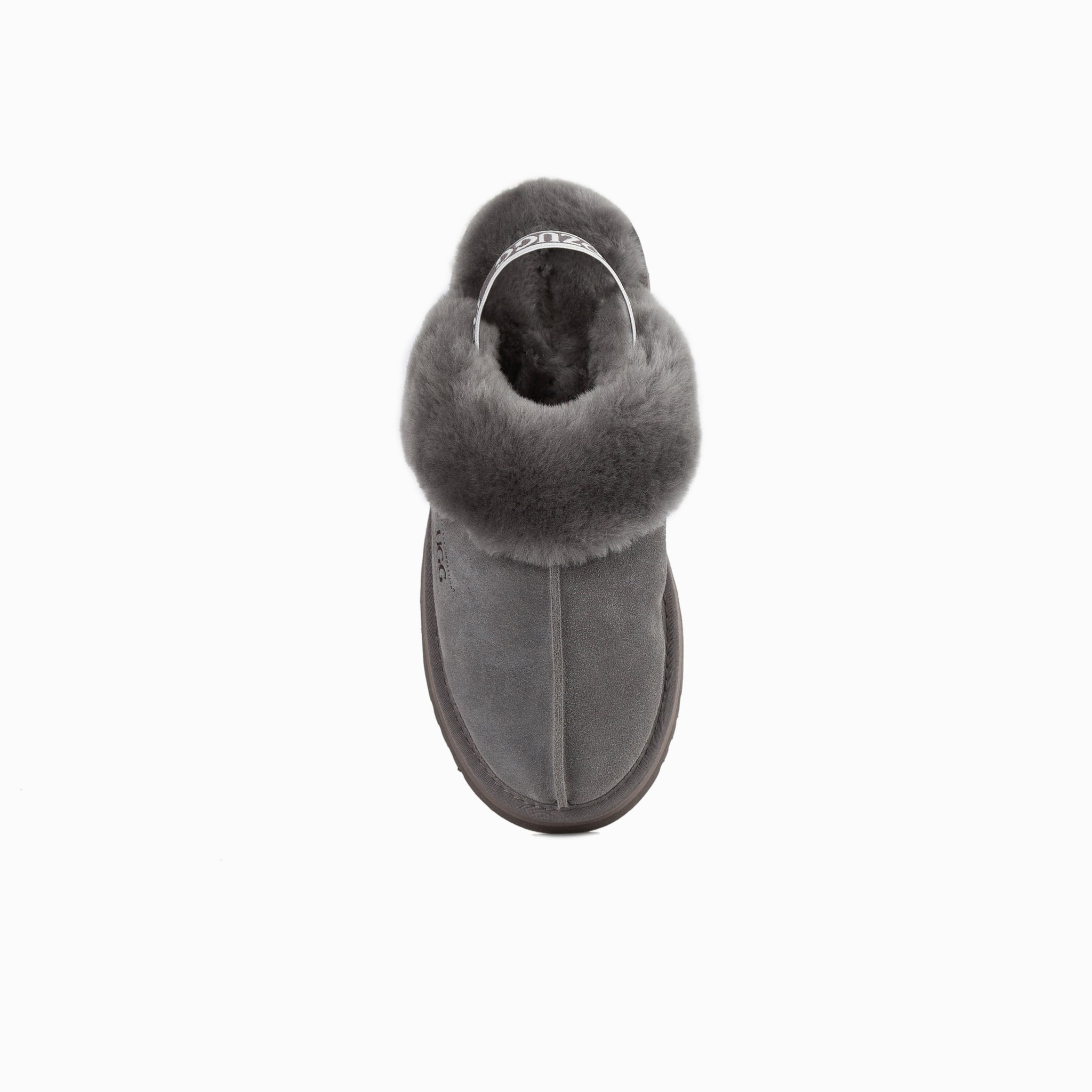 Ugg Platform Slipper (Elastic Backstrap) - Grey
