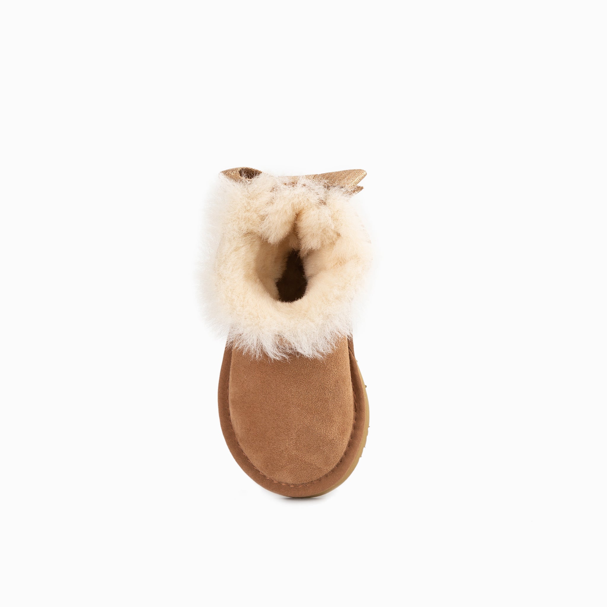 Ugg Kids Bailey Bow (Glitz) Boots - Chestnut