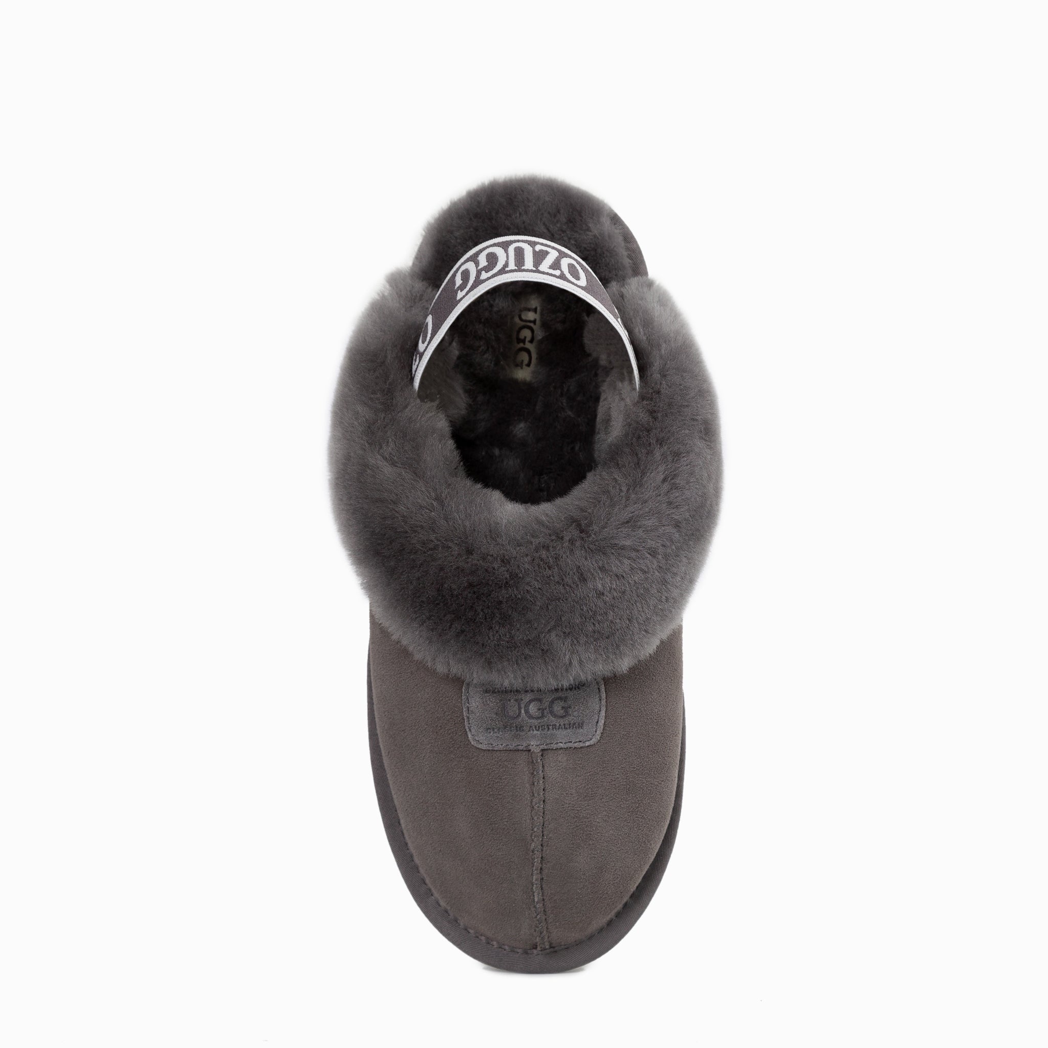 Ugg Coquette Slipper (Elastic Backstrap) (Water Resistant) - Grey