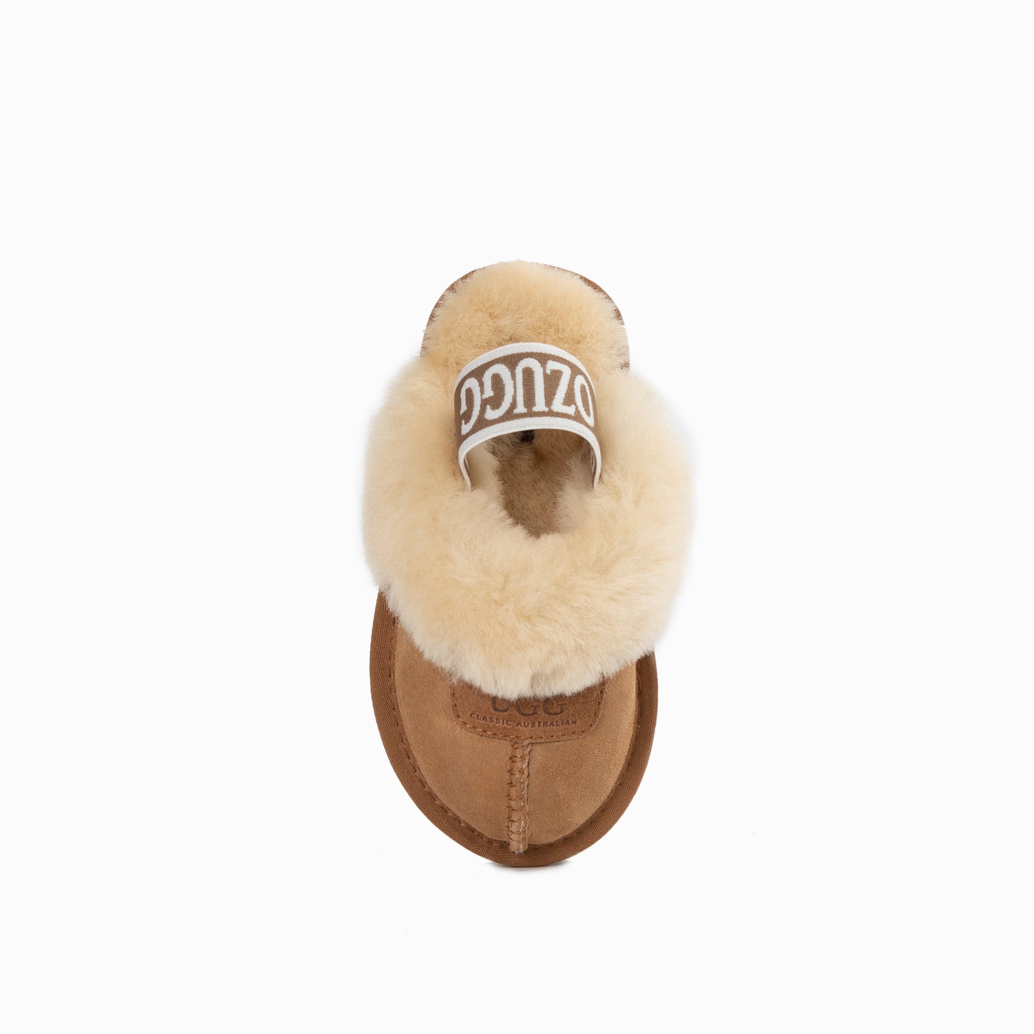 Ugg Kids Coquette  Slipper (Elastic Backstrap)( Water Resistant) - Chestnut