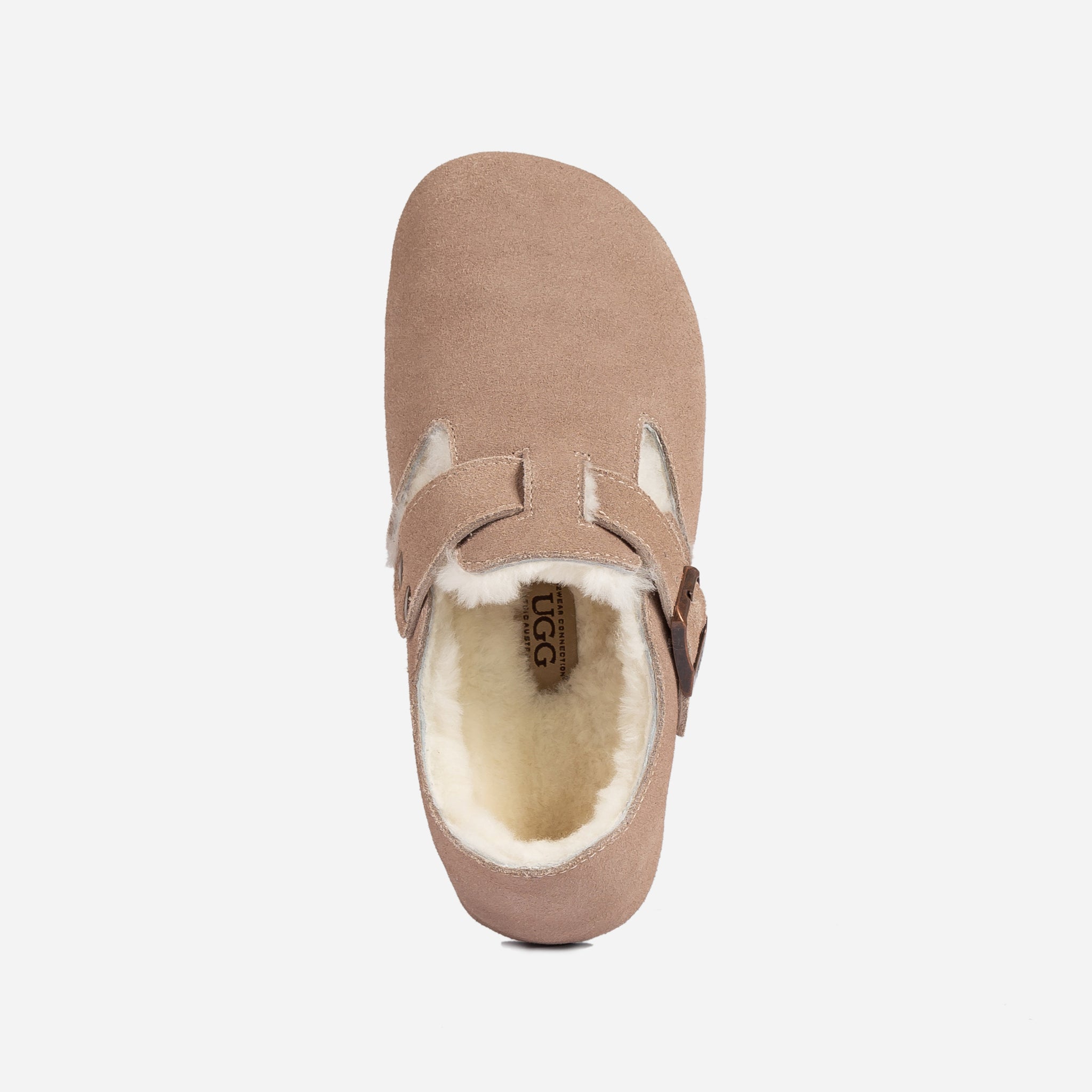 Ugg Aussie Shearling Mule Loafers - Khaki