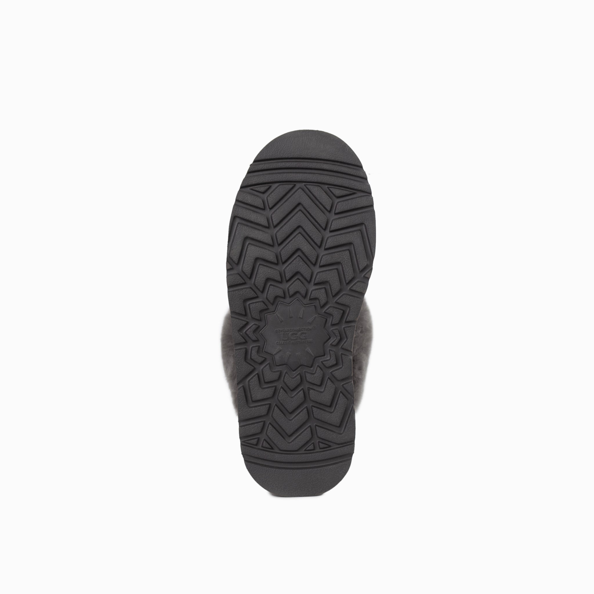 Ugg Platform Slipper (Elastic Backstrap) - Grey