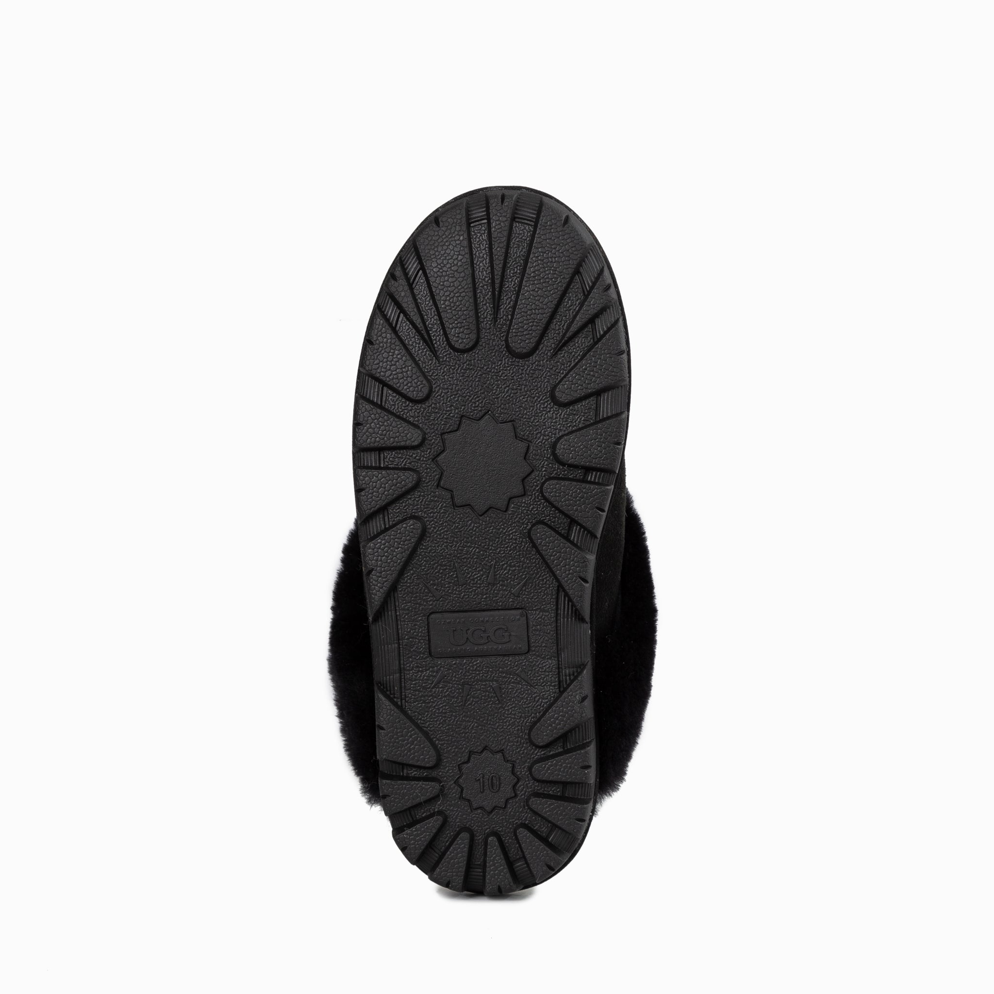 Ugg Coquette Slipper (Elastic Backstrap) (Water Resistant) - Black