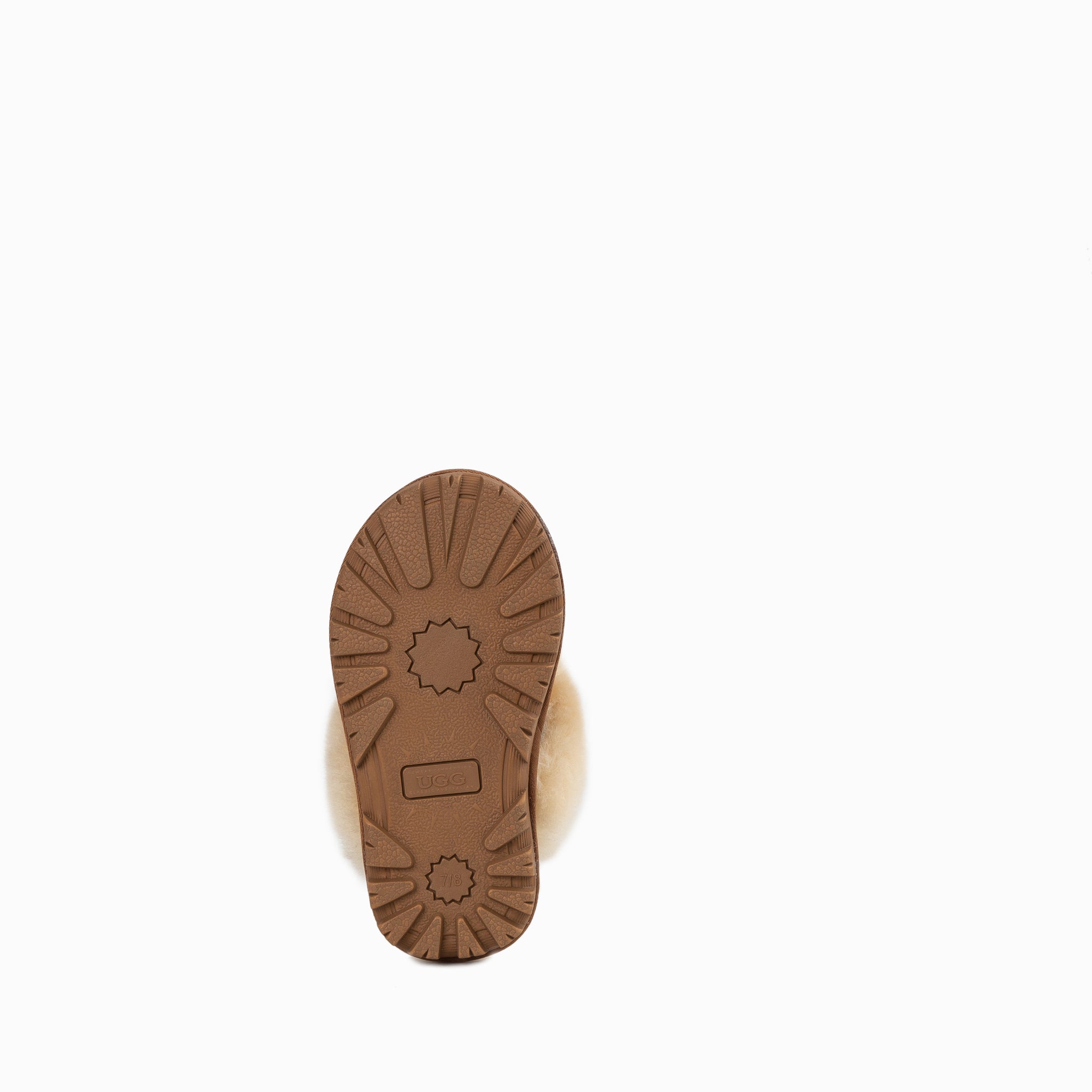 Ugg Kids Coquette  Slipper (Elastic Backstrap)( Water Resistant) - Chestnut