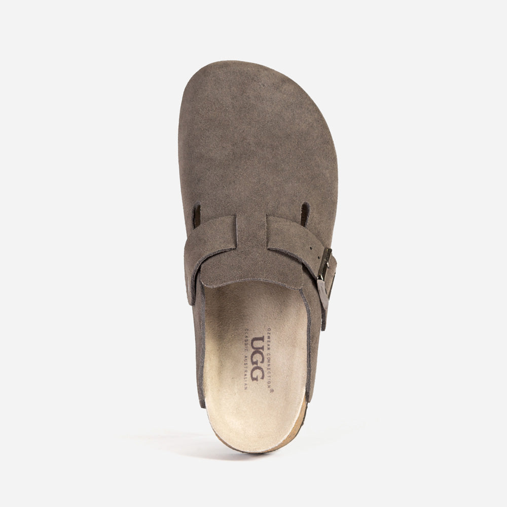 Ugg Aussie Soft Footbed  Unisex Slipper - Grey