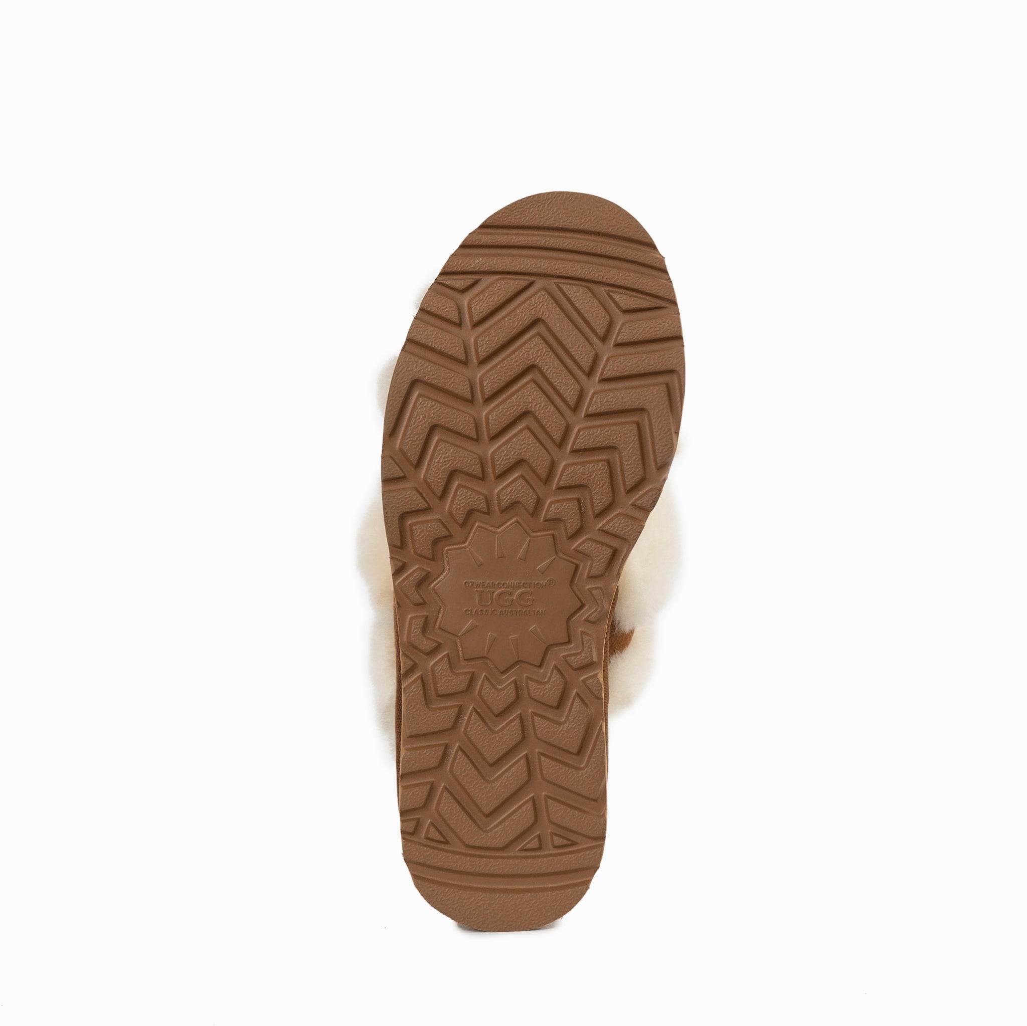 Ugg Adele Platform Slipper(Elastic Backstrap) (Water Resistant) - Chestnut
