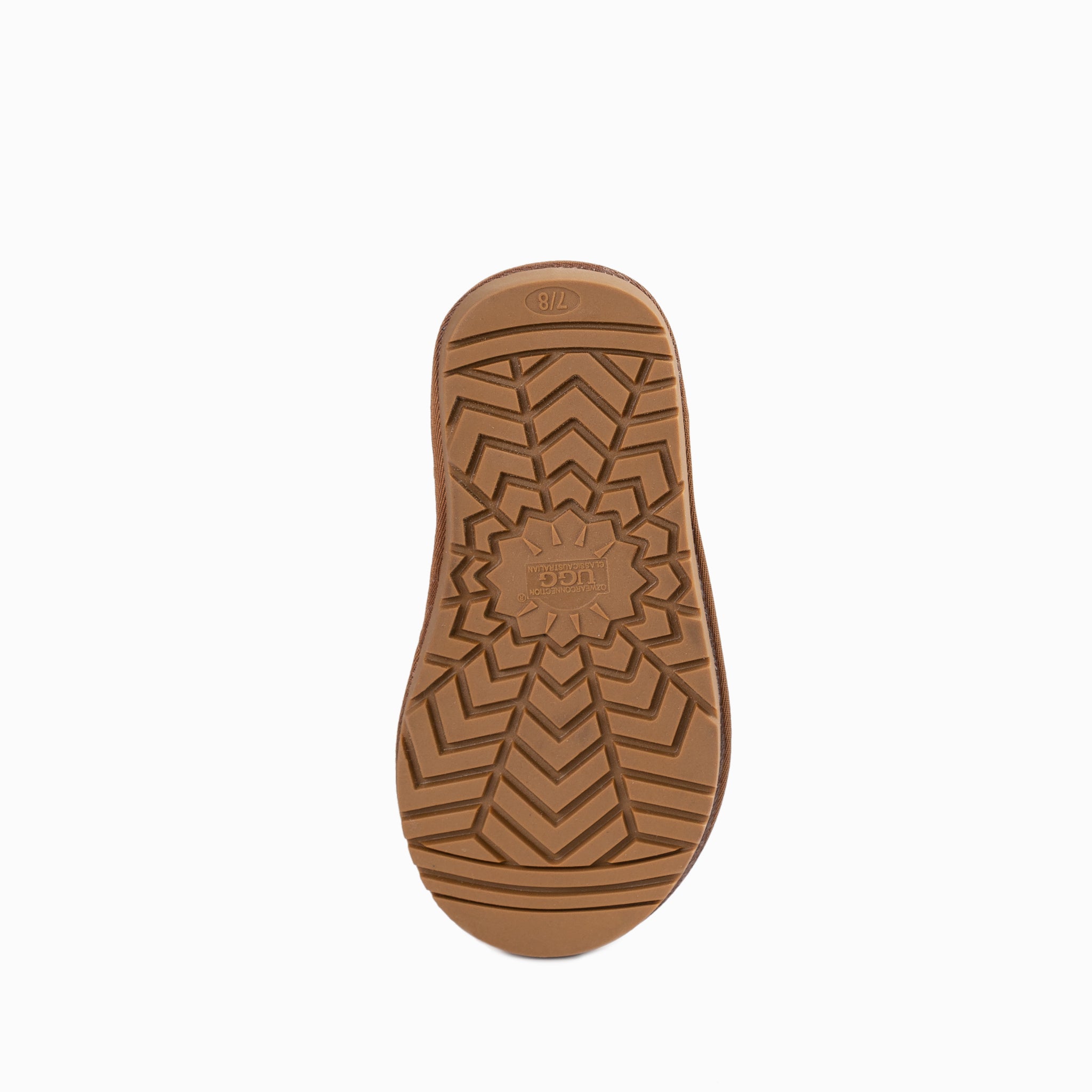 Ugg Kids Classic Mini (Glitz) Boots (Water Resistant) - Chestnut