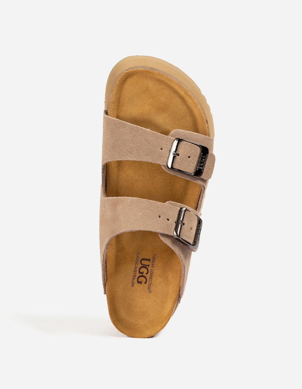 Ugg Women Aussie Victoria Platform Suede Leather in Taupe