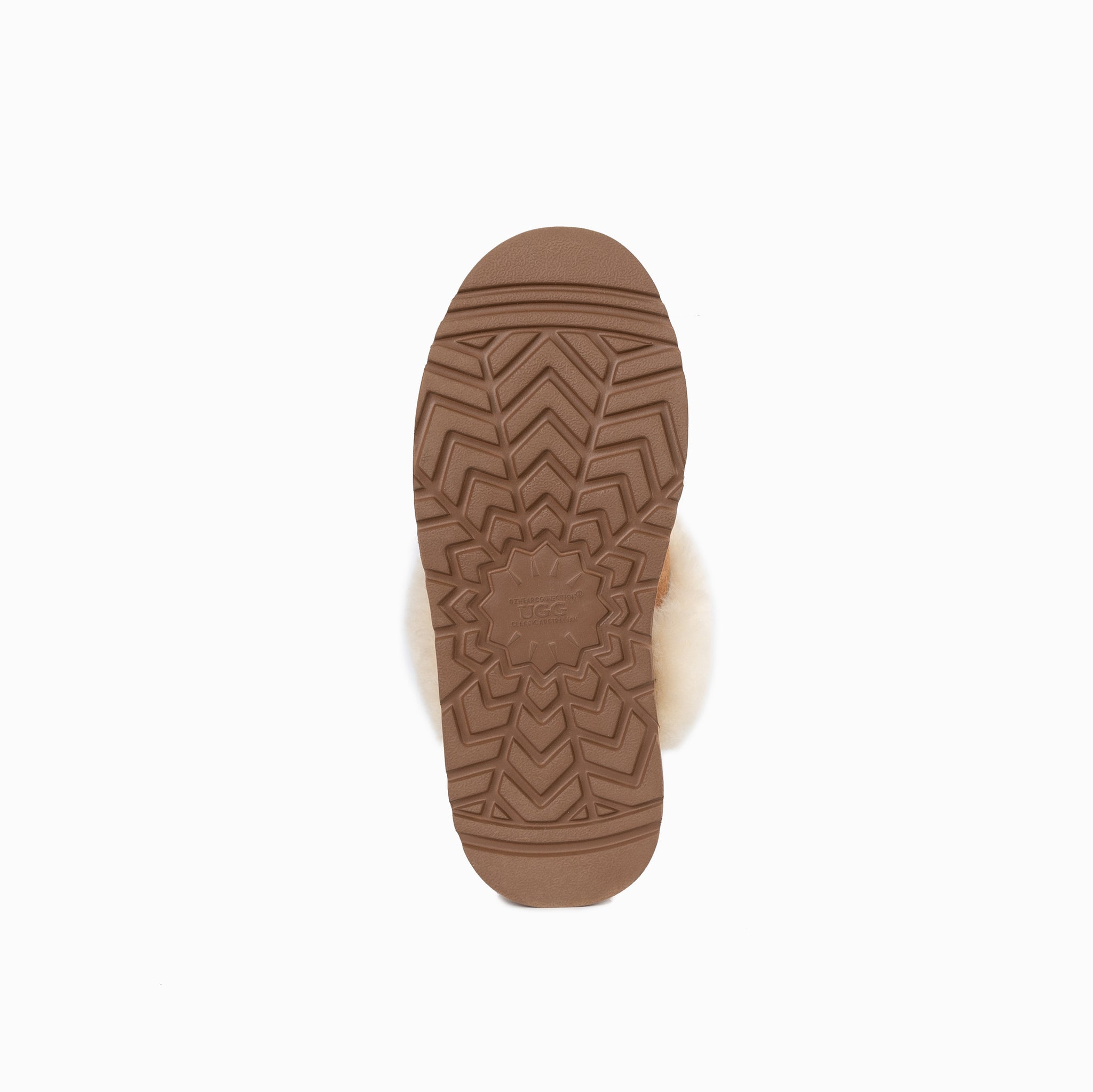 Ugg Platform Slipper (Elastic Backstrap) - Chestnut