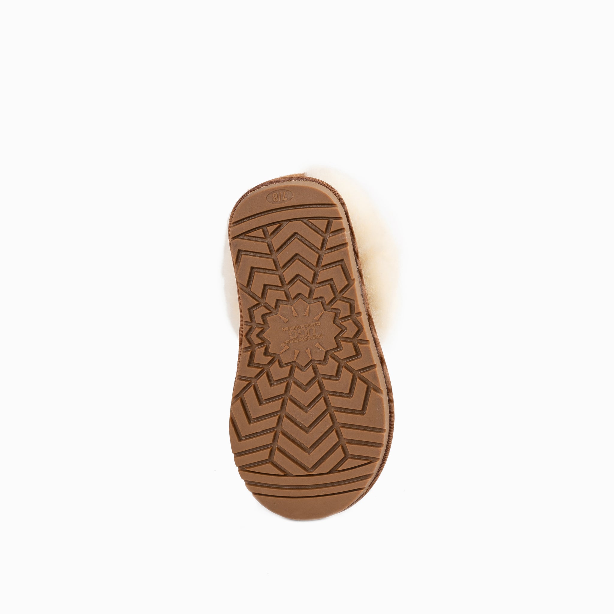 Ugg Kids Classic Fluff Mini Boots (Water Resistant) - Chestnut
