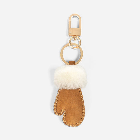 Ugg Mitten Pendant - Chestnut