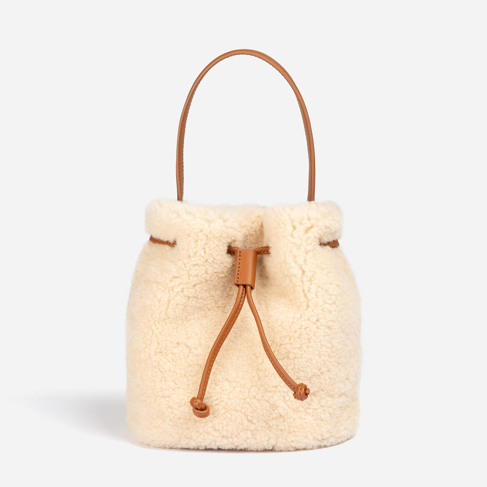 Ugg Fluffy Bucket Bag - Natural