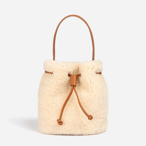Ugg Fluffy Bucket Bag - Natural