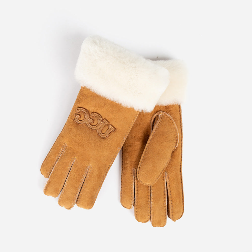 Ugg Sheepskin & Shearling Glove - Chestnut