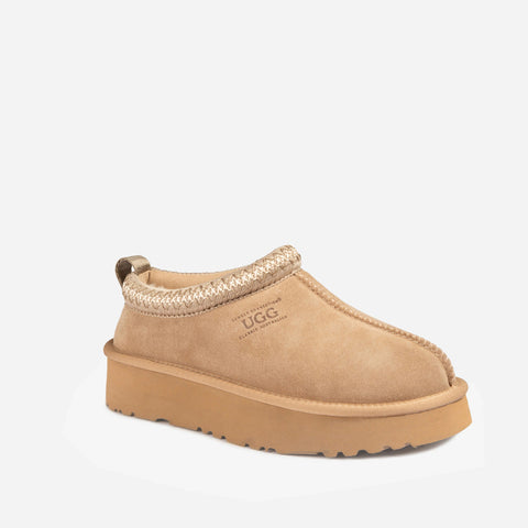Ugg Sydney Platform Slipper - Ladies Uggs - SAND CASTLE