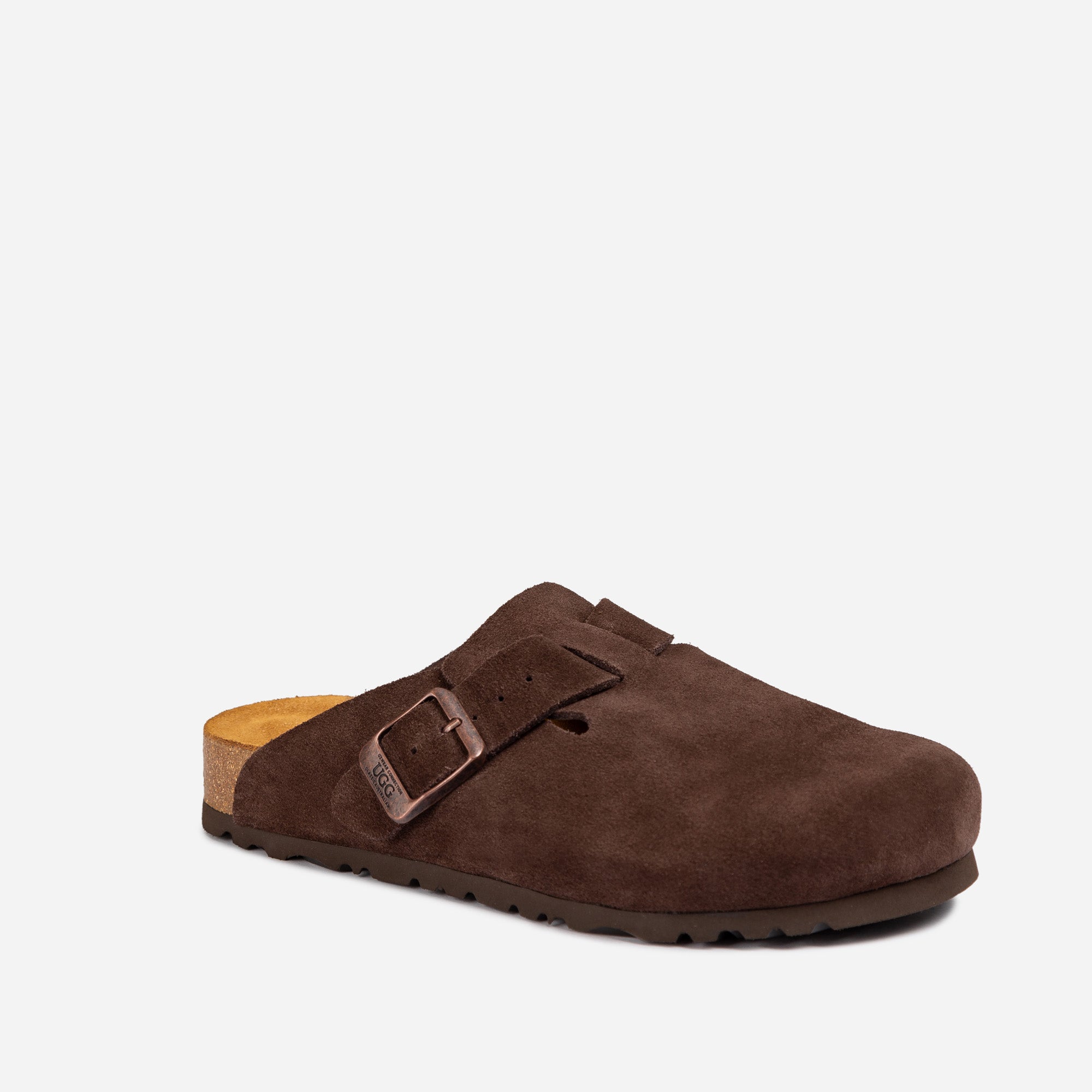 UGG Aussie Soft Footbed  Unisex Slipper - CHOCOLATE