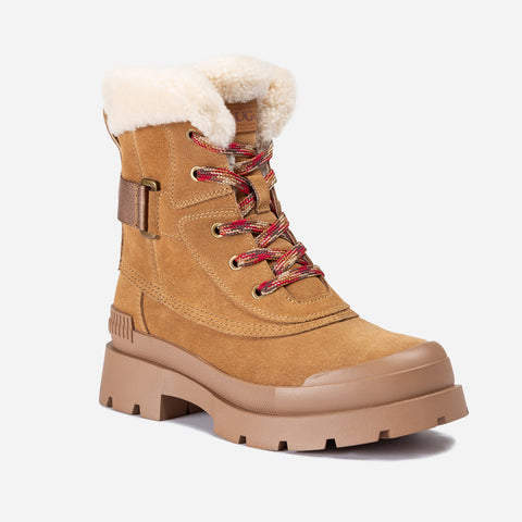 Ugg Alex Lace-Up Boots - CHESTNUT