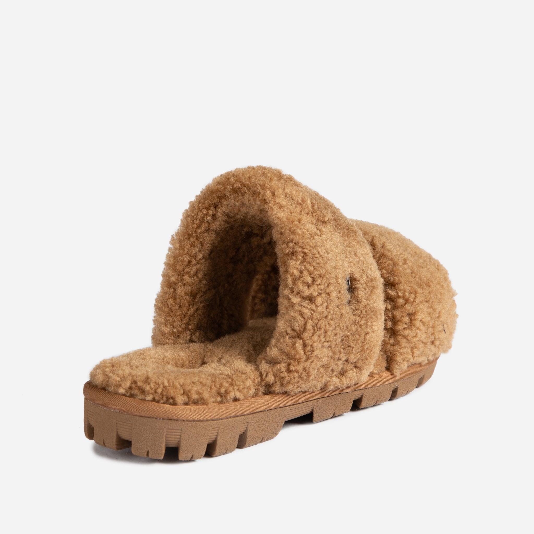 Ugg Evelyn Curly Slide - Chestnut