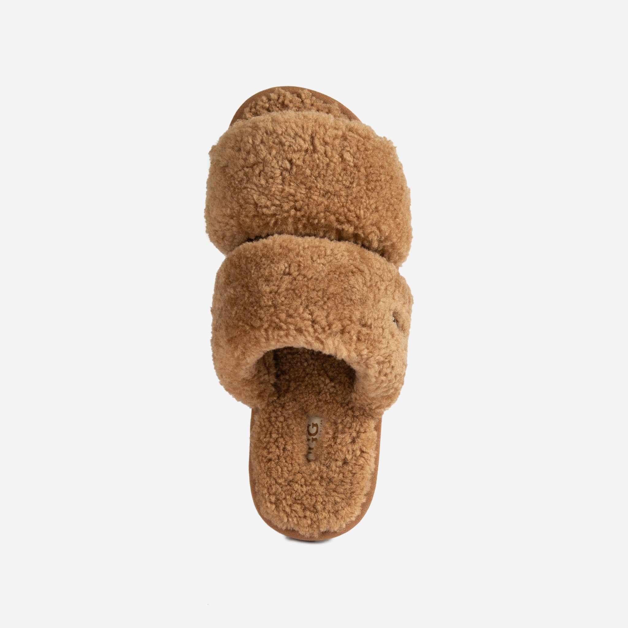Ugg Evelyn Curly Slide - Chestnut