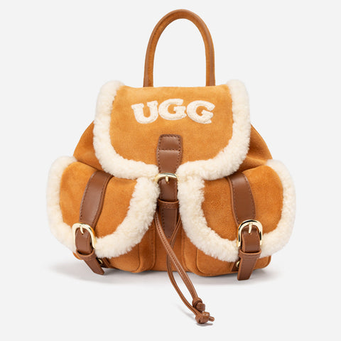 Ugg Excursion Shearling Backpack - Chestnut