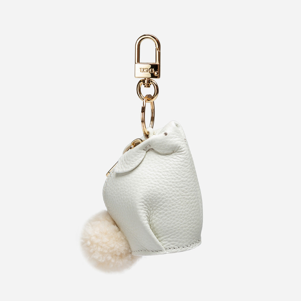 Ugg Rabbit Airpod Bag Pendant - Oyster