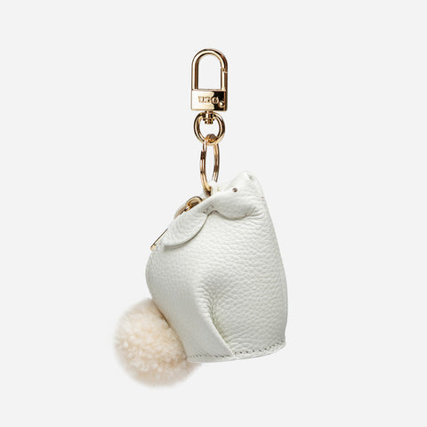 Ugg Rabbit Airpod Bag Pendant - Oyster