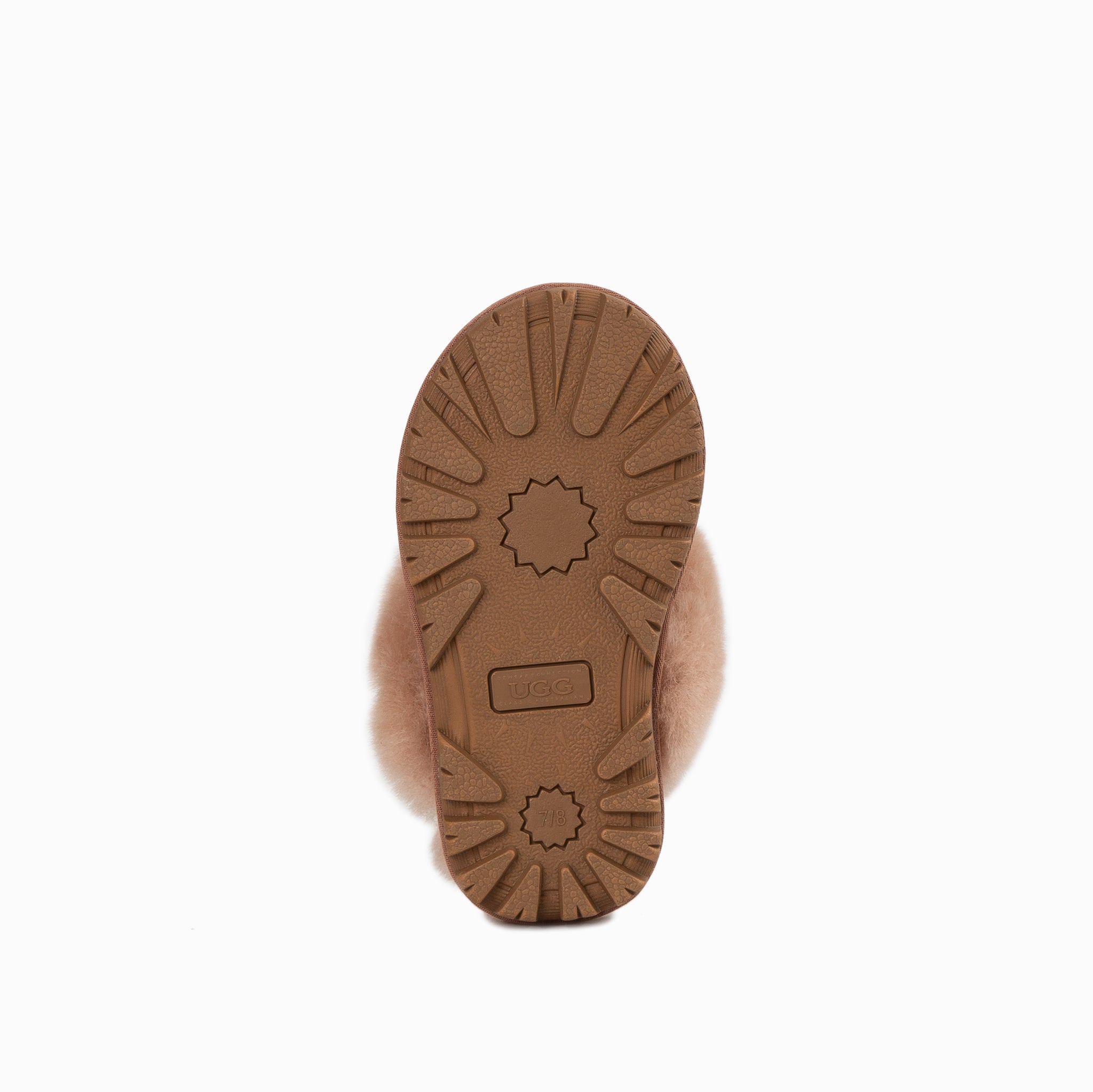 Ugg Kids Coquette  Slipper (Elastic Backstrap)( Water Resistant) - Caramel