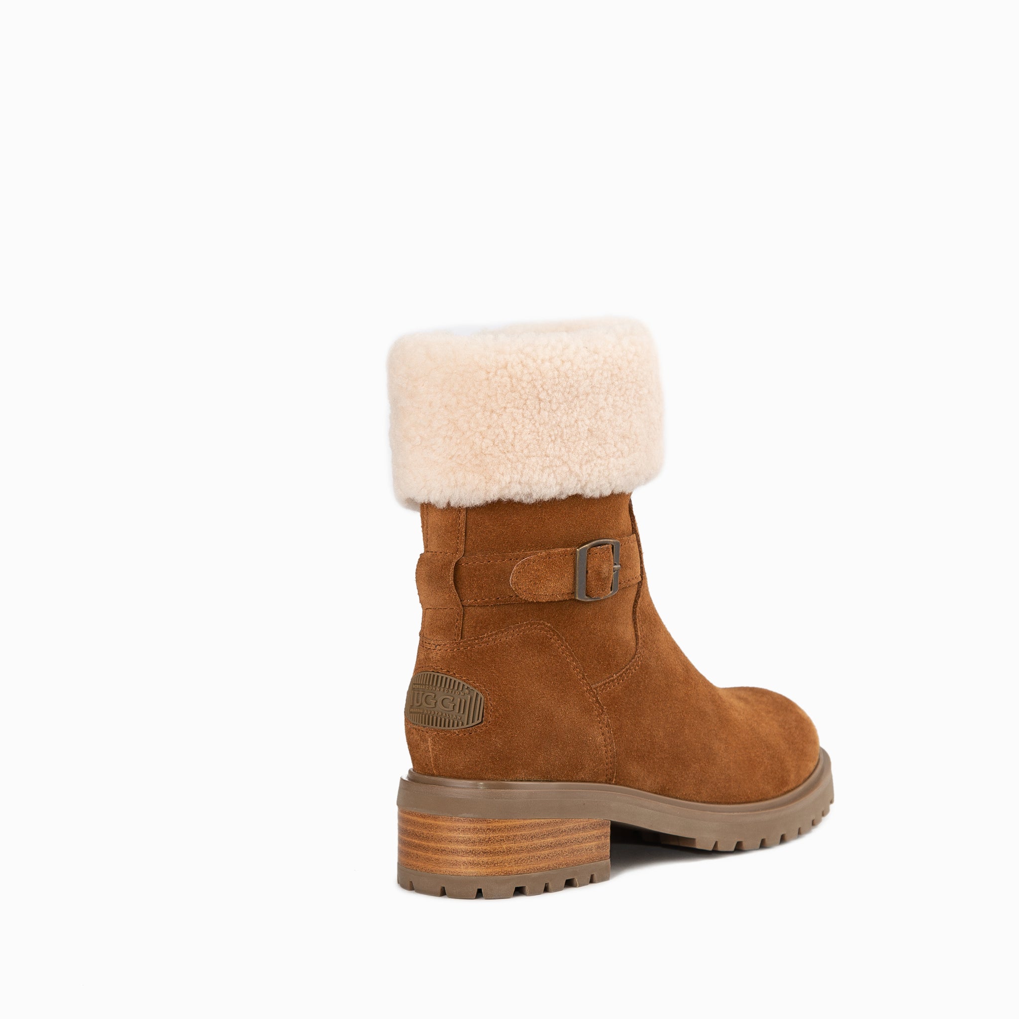 Ugg Violet Ankle Zip Boots - Chestnut