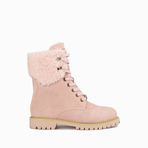 Ugg Liliana Shearling Zip Boots - Dustypink