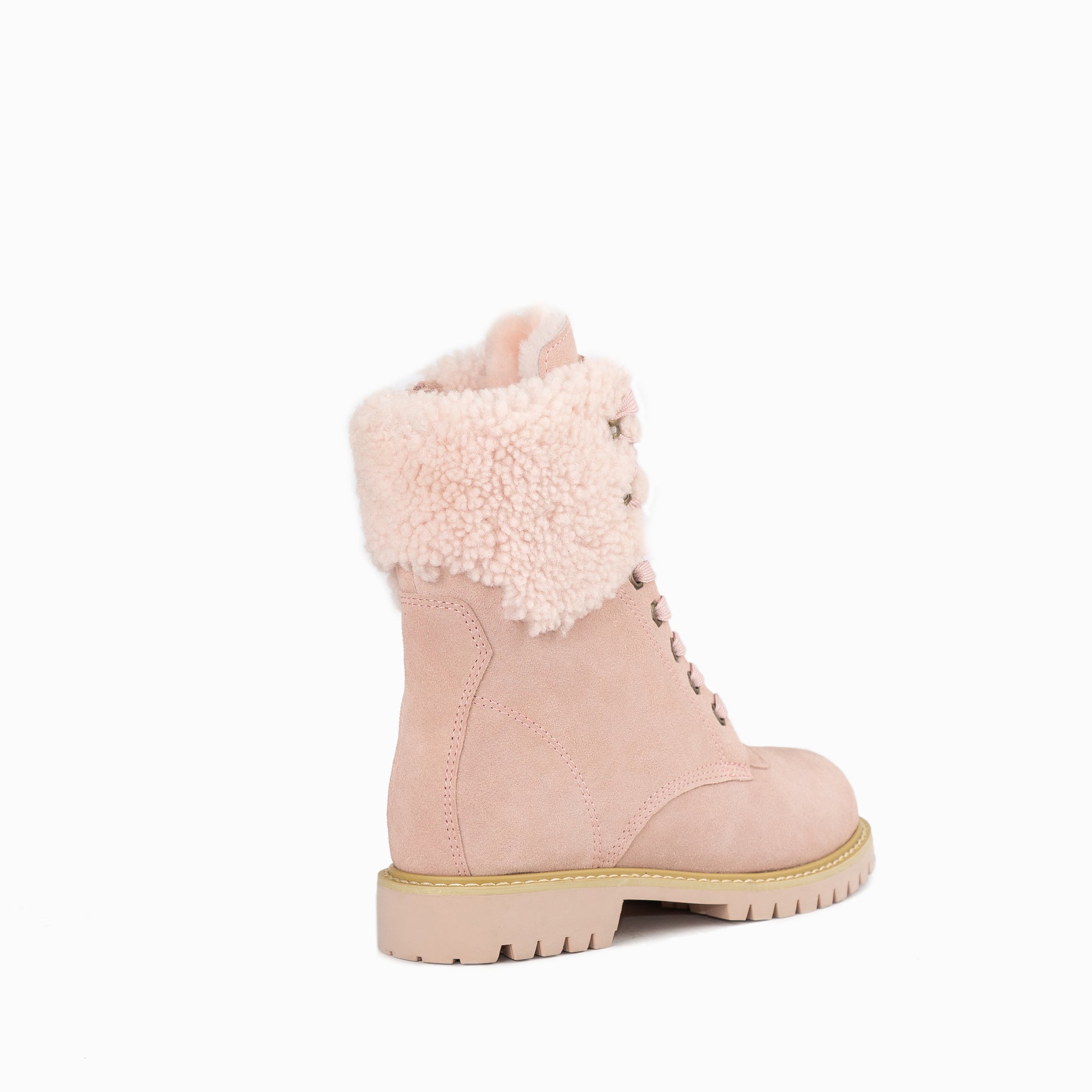 Ugg Liliana Shearling Zip Boots - Dustypink