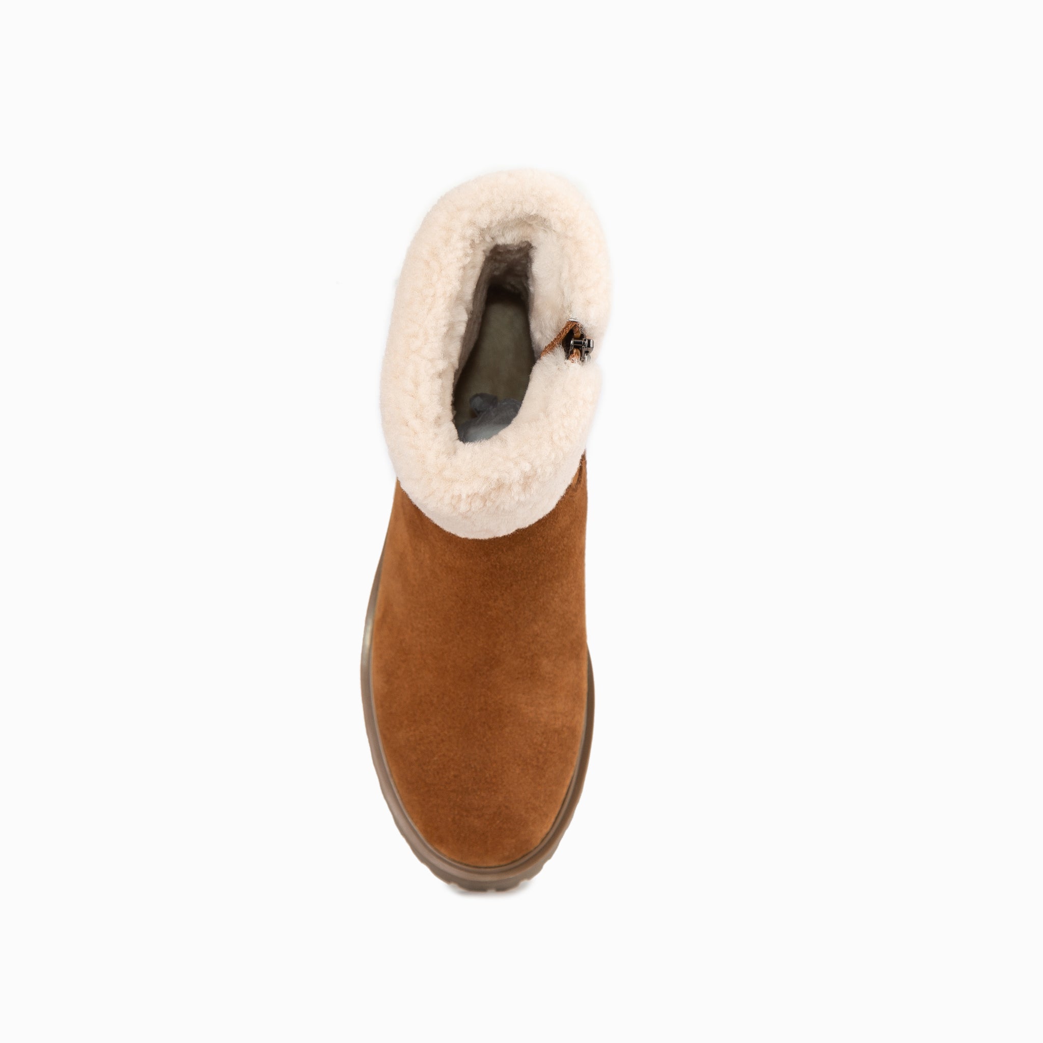 Ugg Violet Ankle Zip Boots - Chestnut