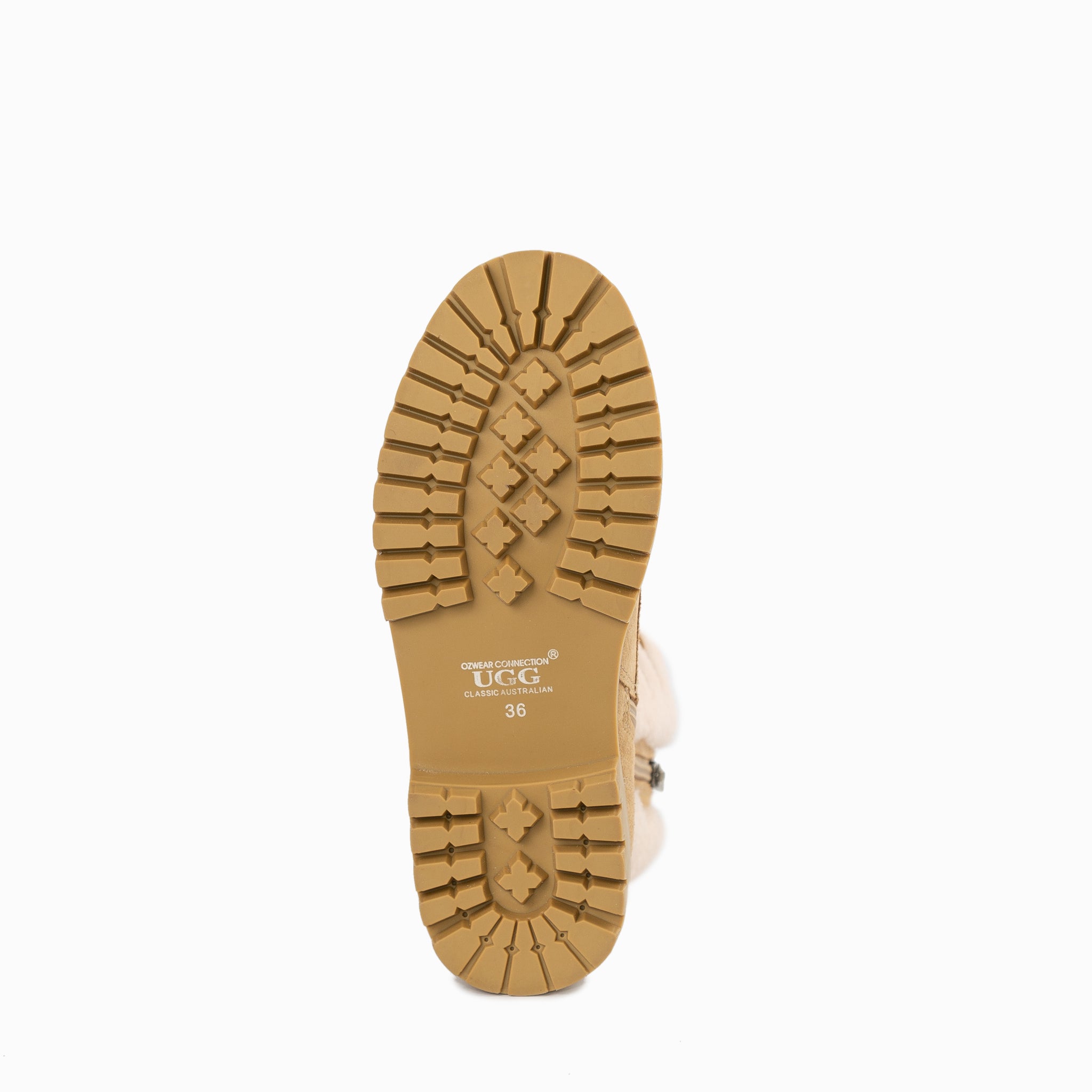 Ugg Liliana Shearling Zip Boots - Almond