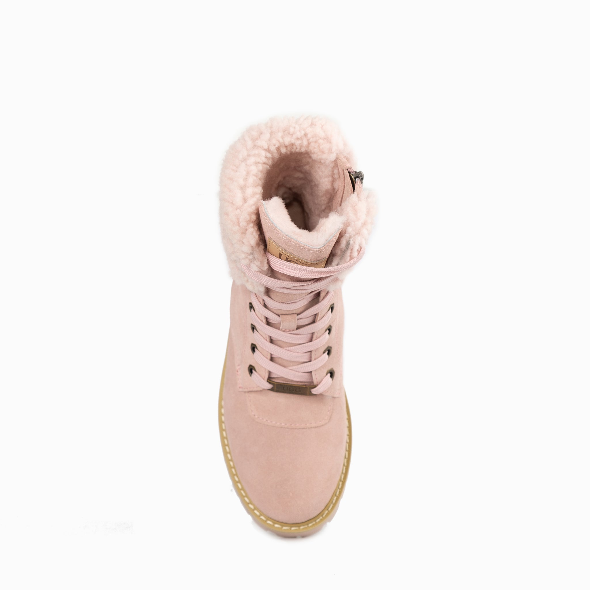Ugg Liliana Shearling Zip Boots - Dustypink