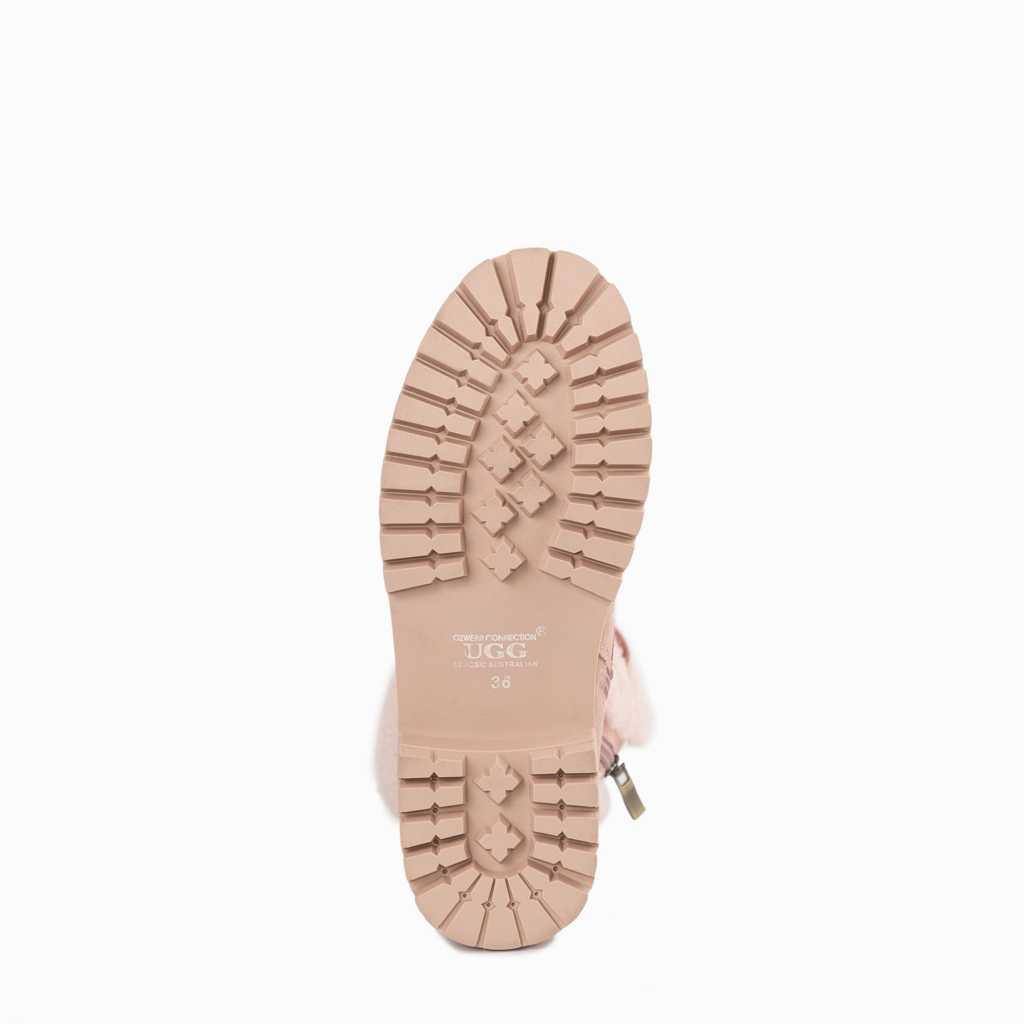 Ugg Liliana Shearling Zip Boots - Dustypink