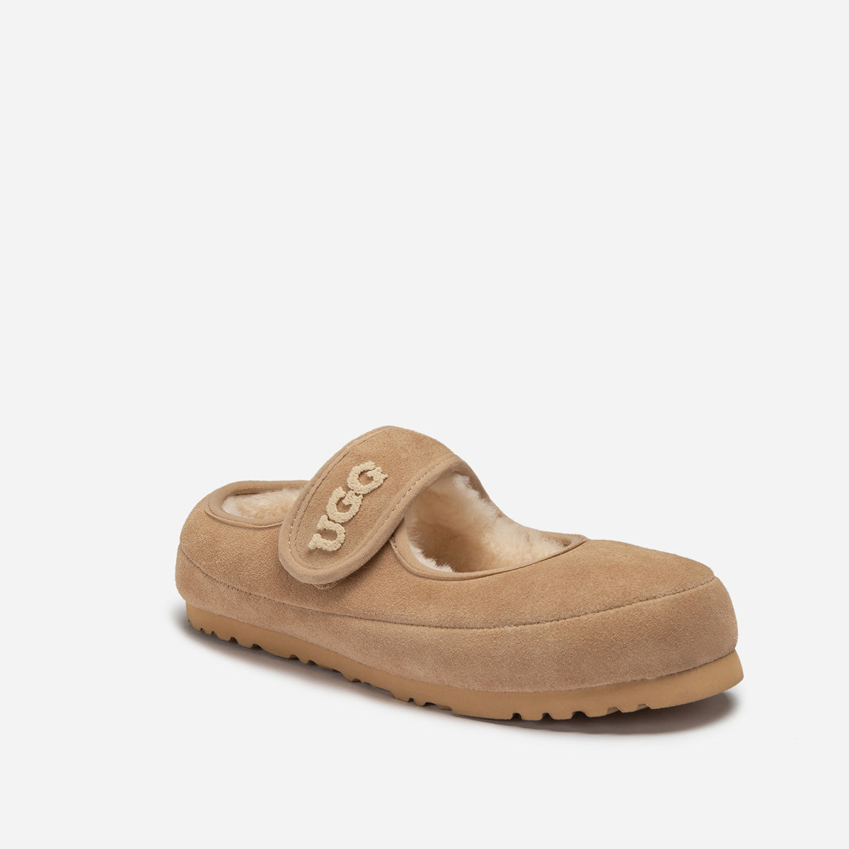 Ugg Mary Jane Emb Logo - Sand