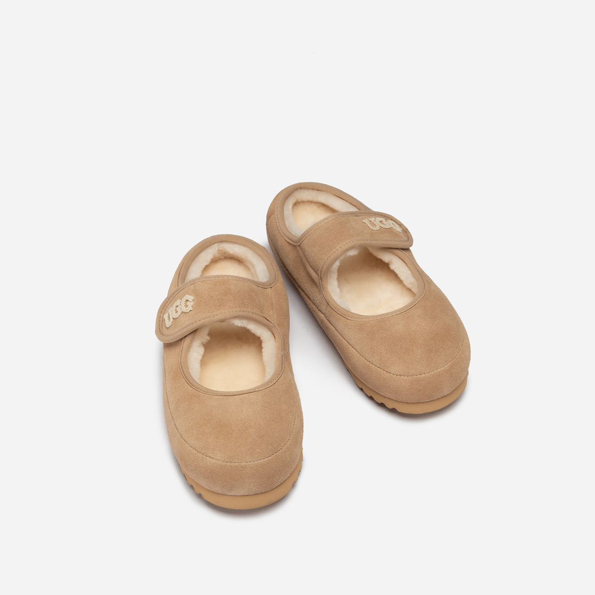 Ugg Mary Jane Emb Logo - Sand