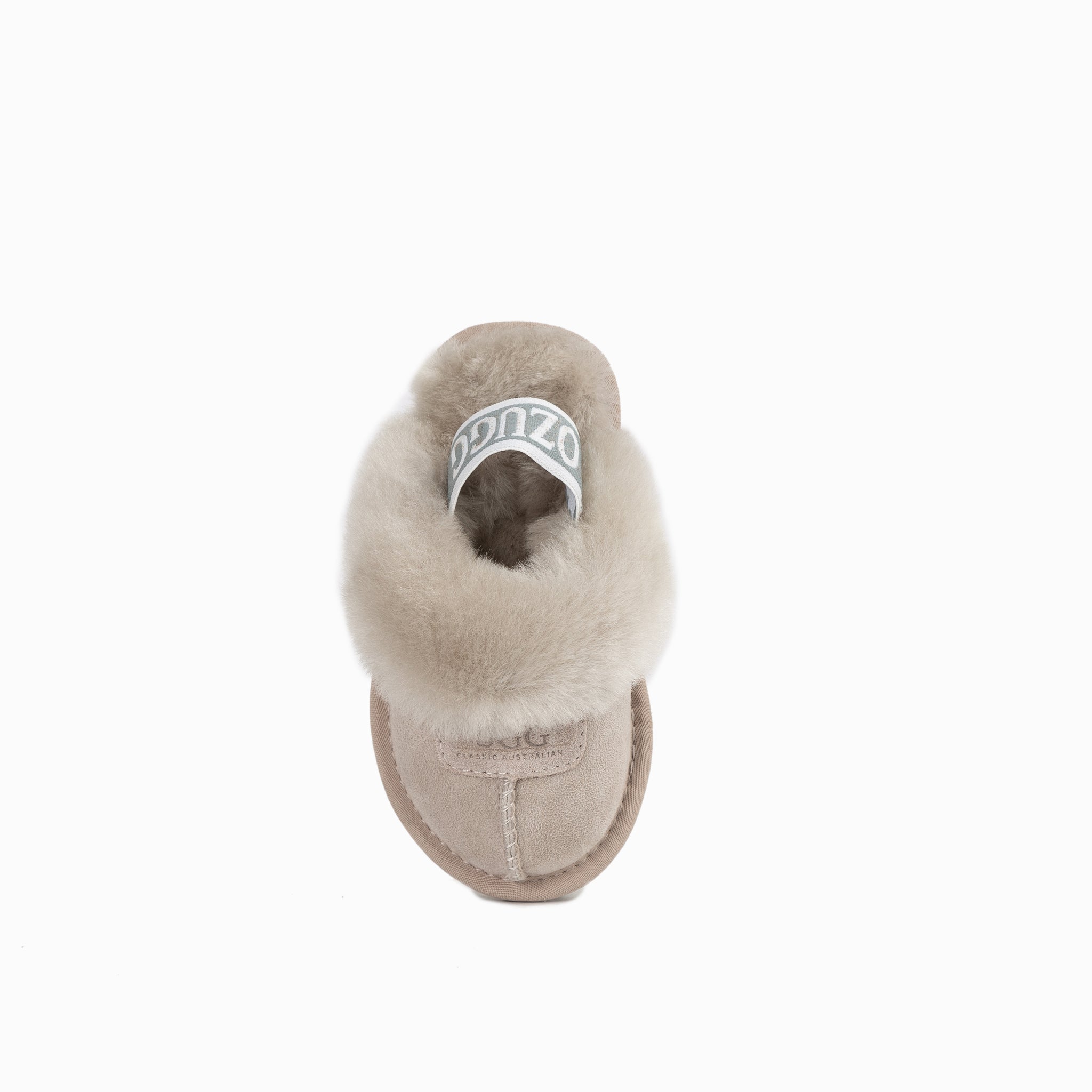 Ugg Kids Coquette  Slipper (Elastic Backstrap)( Water Resistant) - Taupe