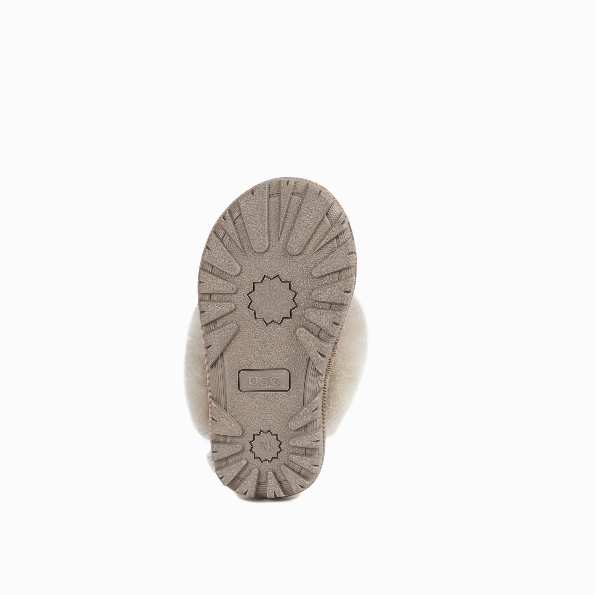 Ugg Kids Coquette  Slipper (Elastic Backstrap)( Water Resistant) - Taupe