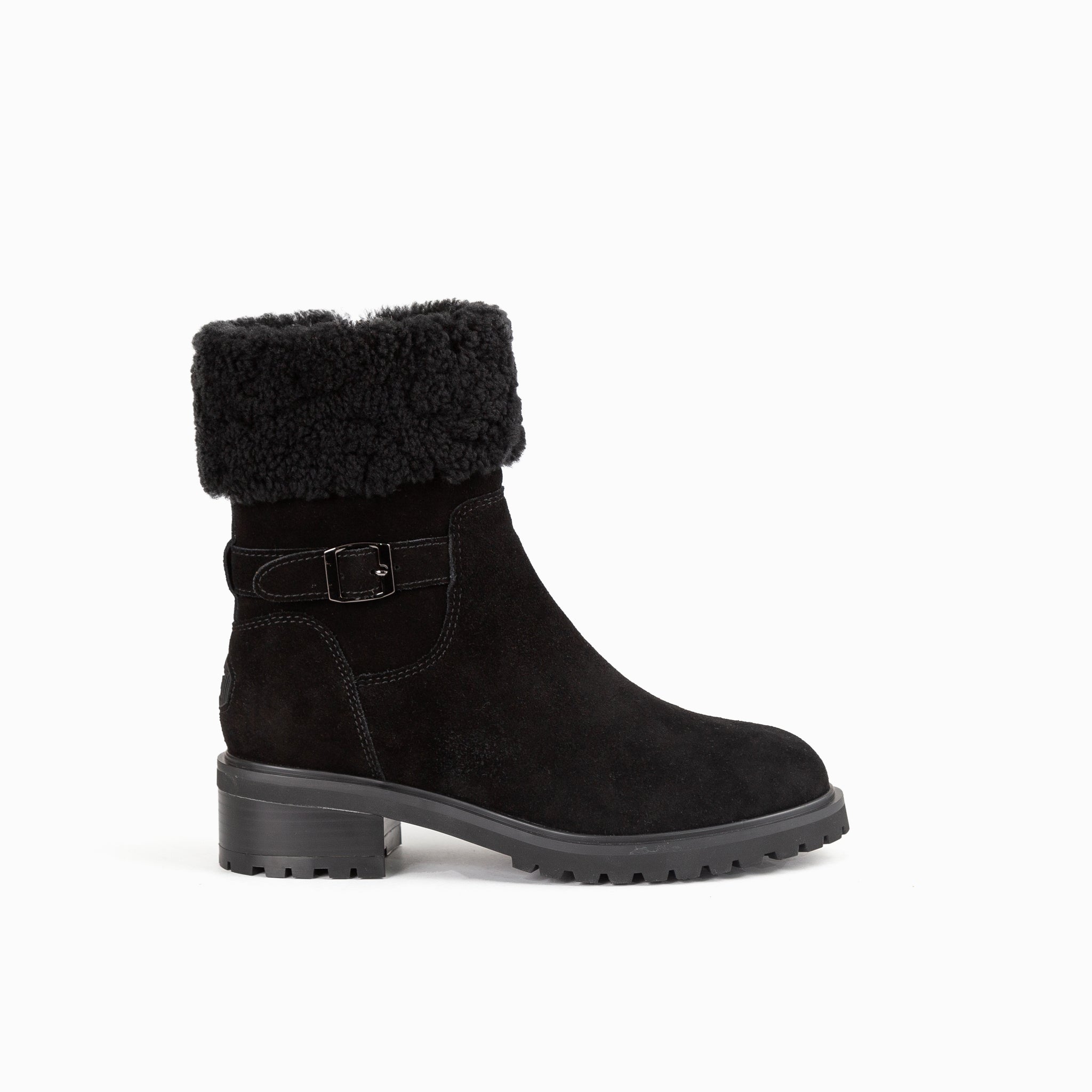 Ugg Violet Ankle Zip Boots - Black