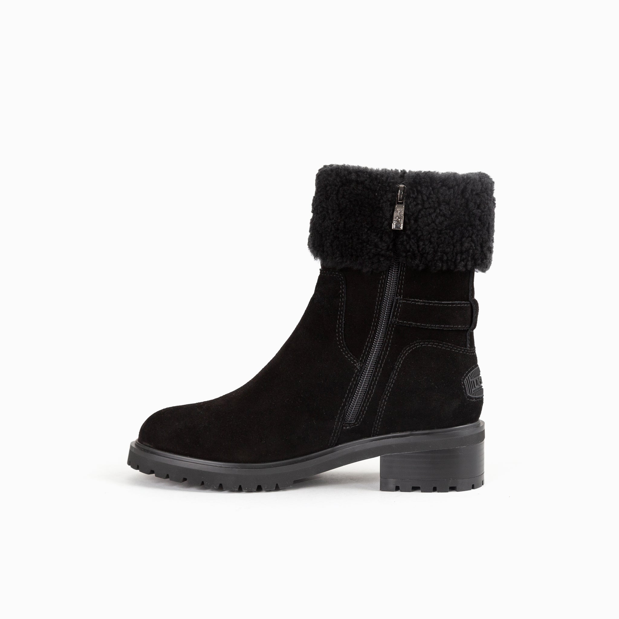 Ugg Violet Ankle Zip Boots - Black
